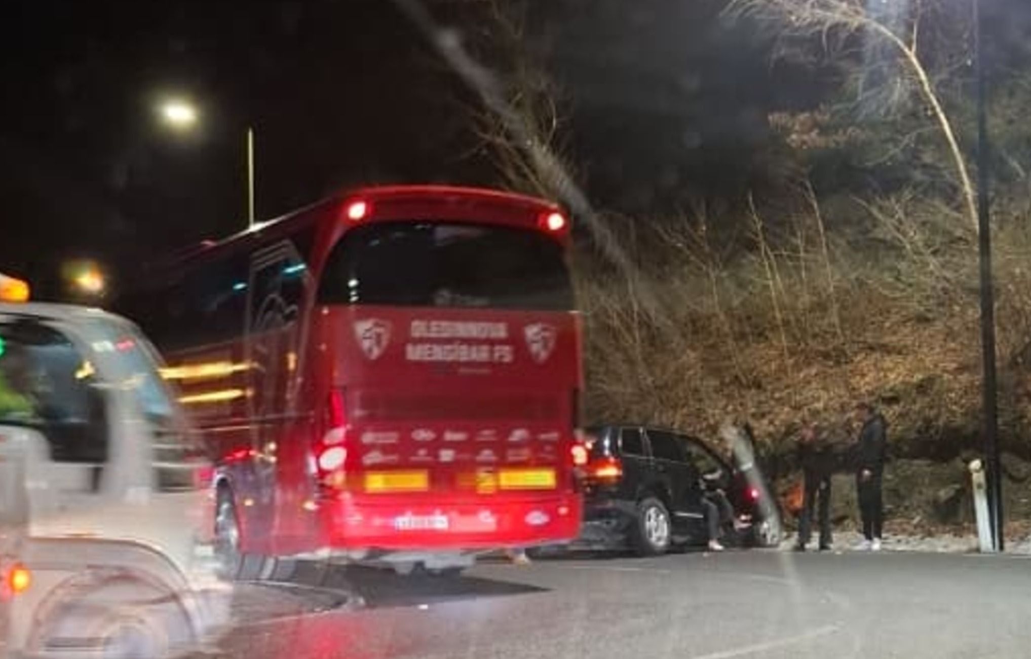 El vehicle accidentat, a la dreta. El vehicle accidentat, a la dreta.