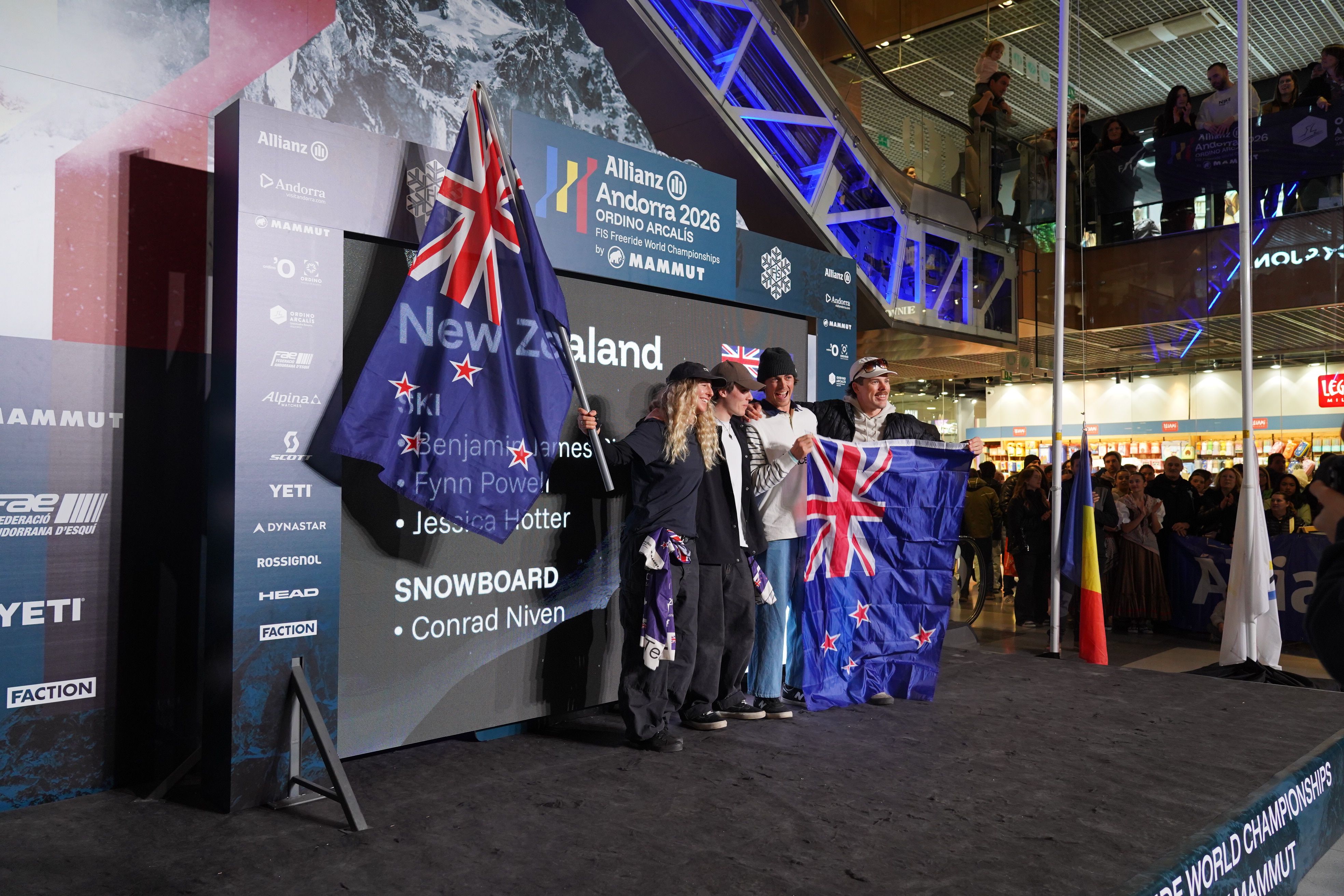 La delegació de Nova Zelanda es presenta.