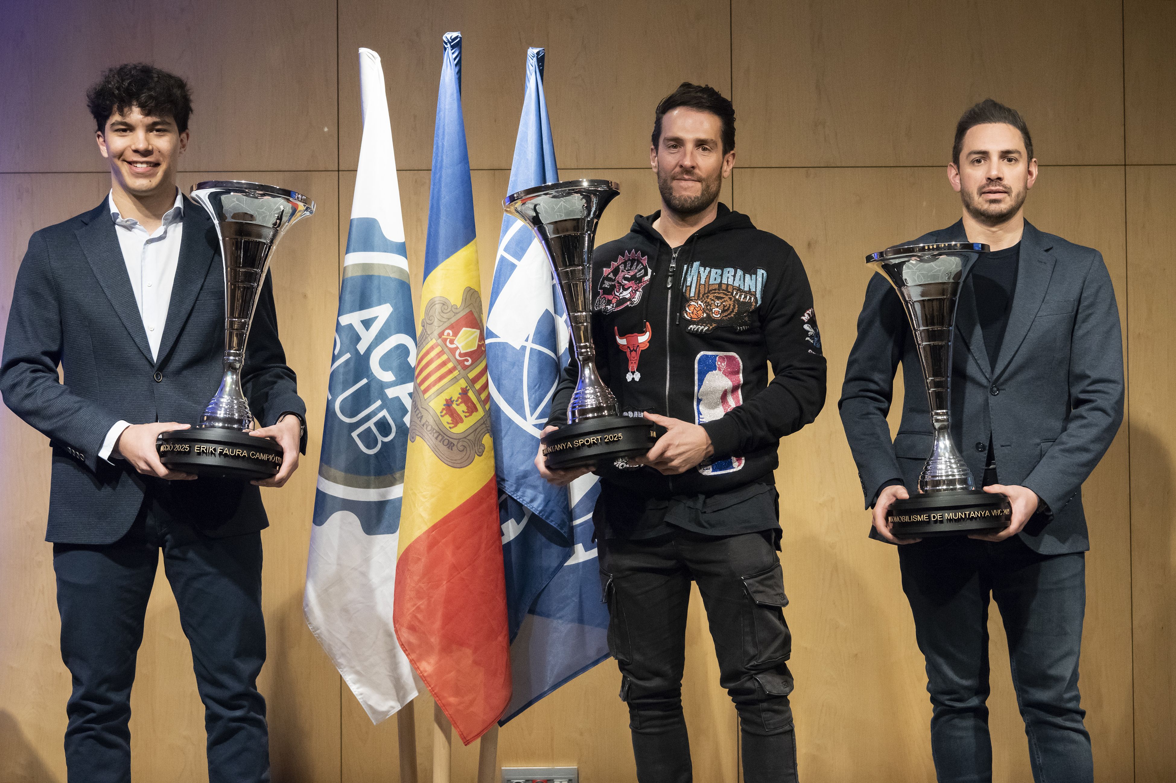 Erik Faura, Joan Gil i Cristian Mayoralas, els guanyadors del CAAM.