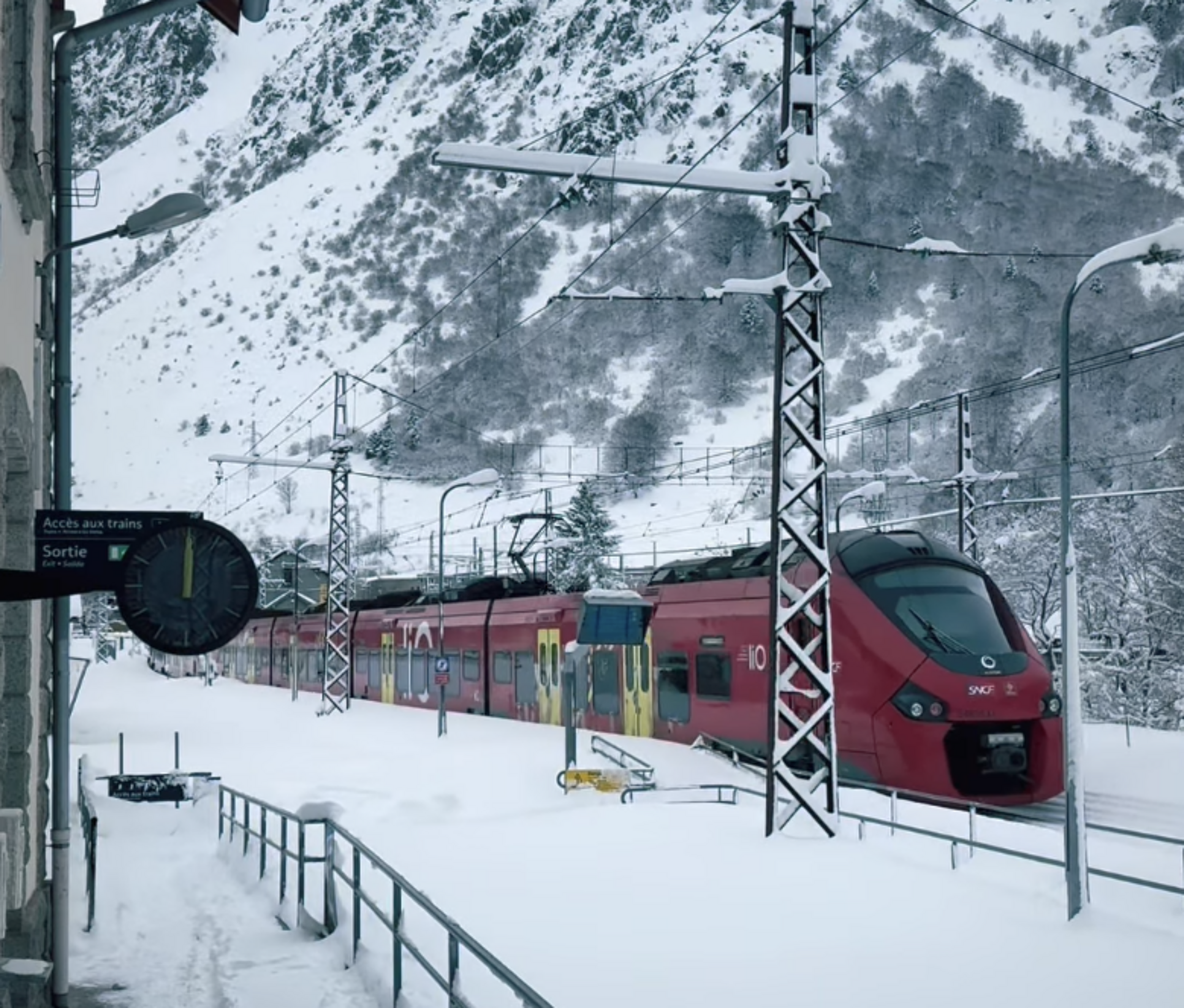 L'estació de l'Ospitalet, aquest matí.