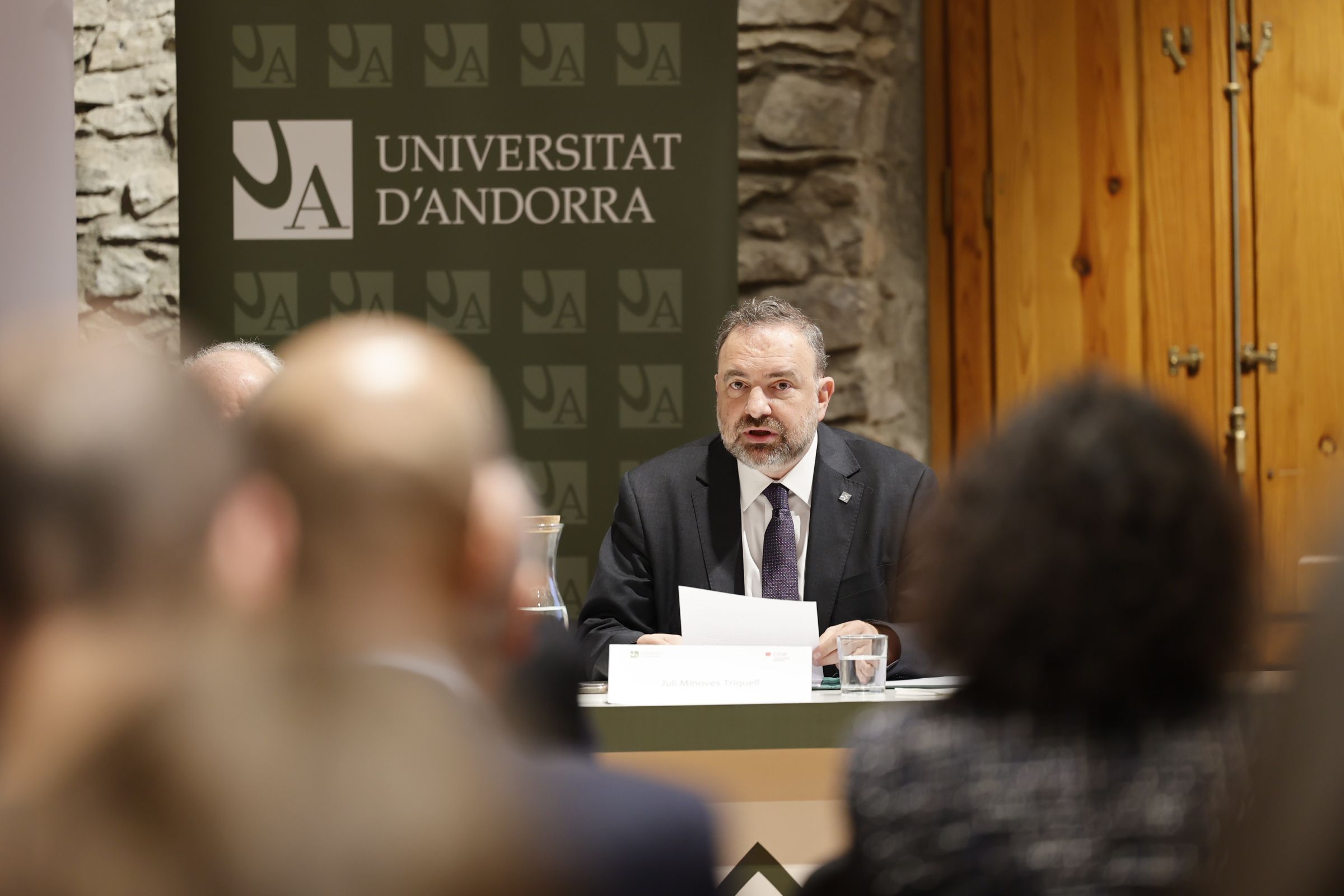 El rector de l'UdA, Juli Minoves.