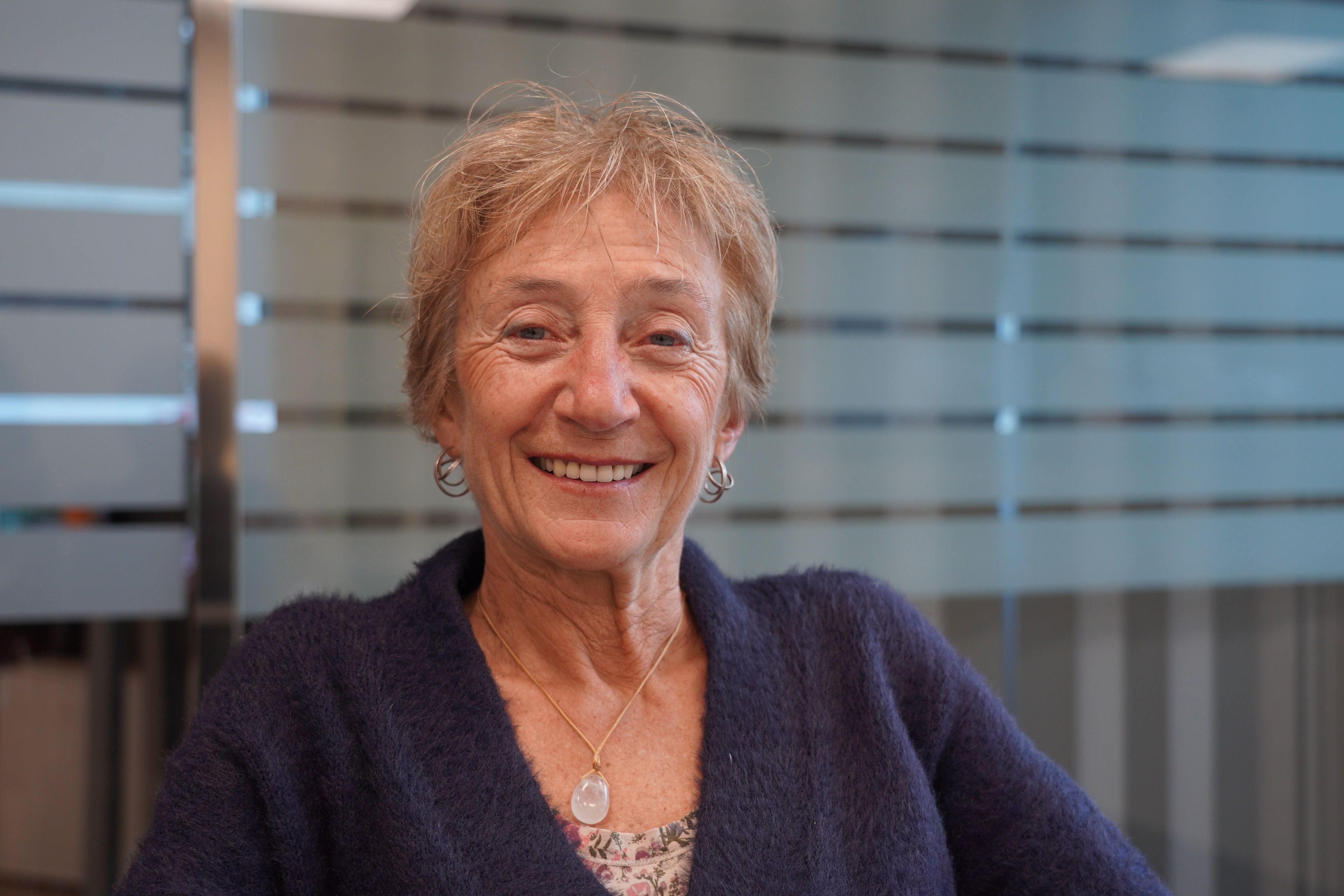 La doctora Carme Mombiedro durant l'entrevista.