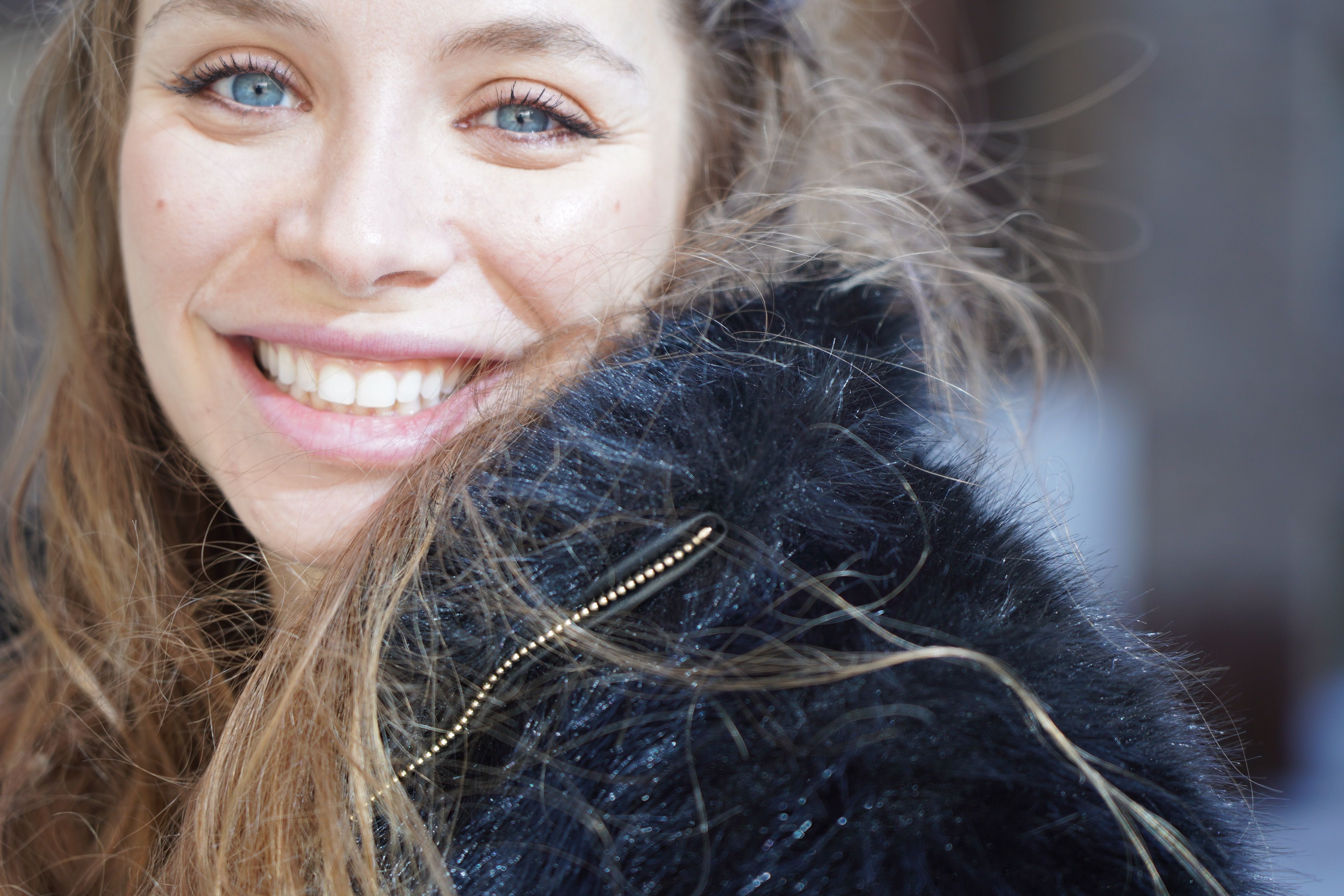 Clàudia Torrent just després de l'entrevista.