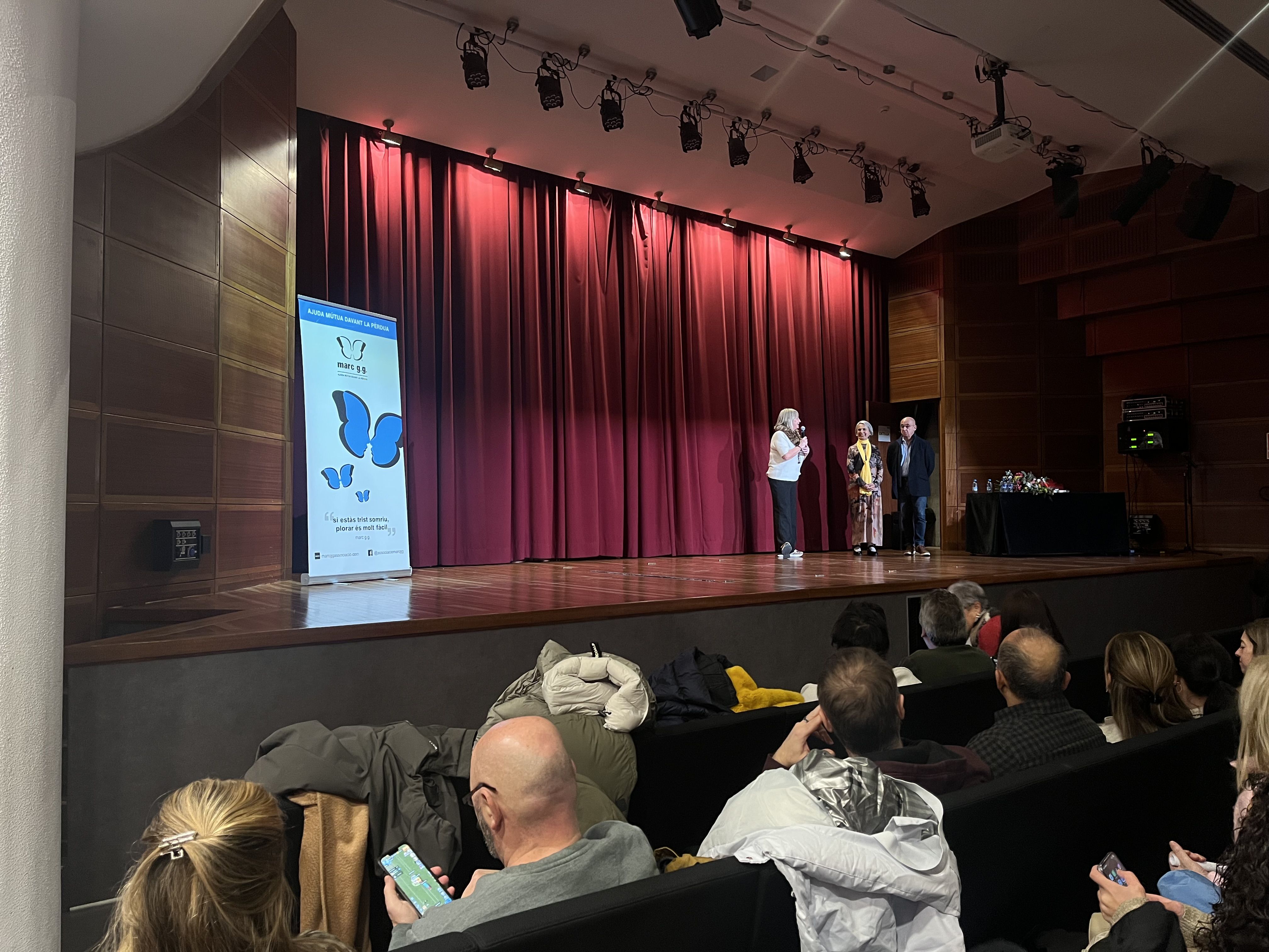 Un moment de la conferència. 