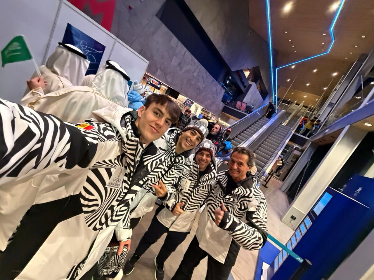 Xavier Cornella, amb Verdú, Ferrer i Orteu. Xavier Cornella, amb Verdú, Ferrer i Orteu.