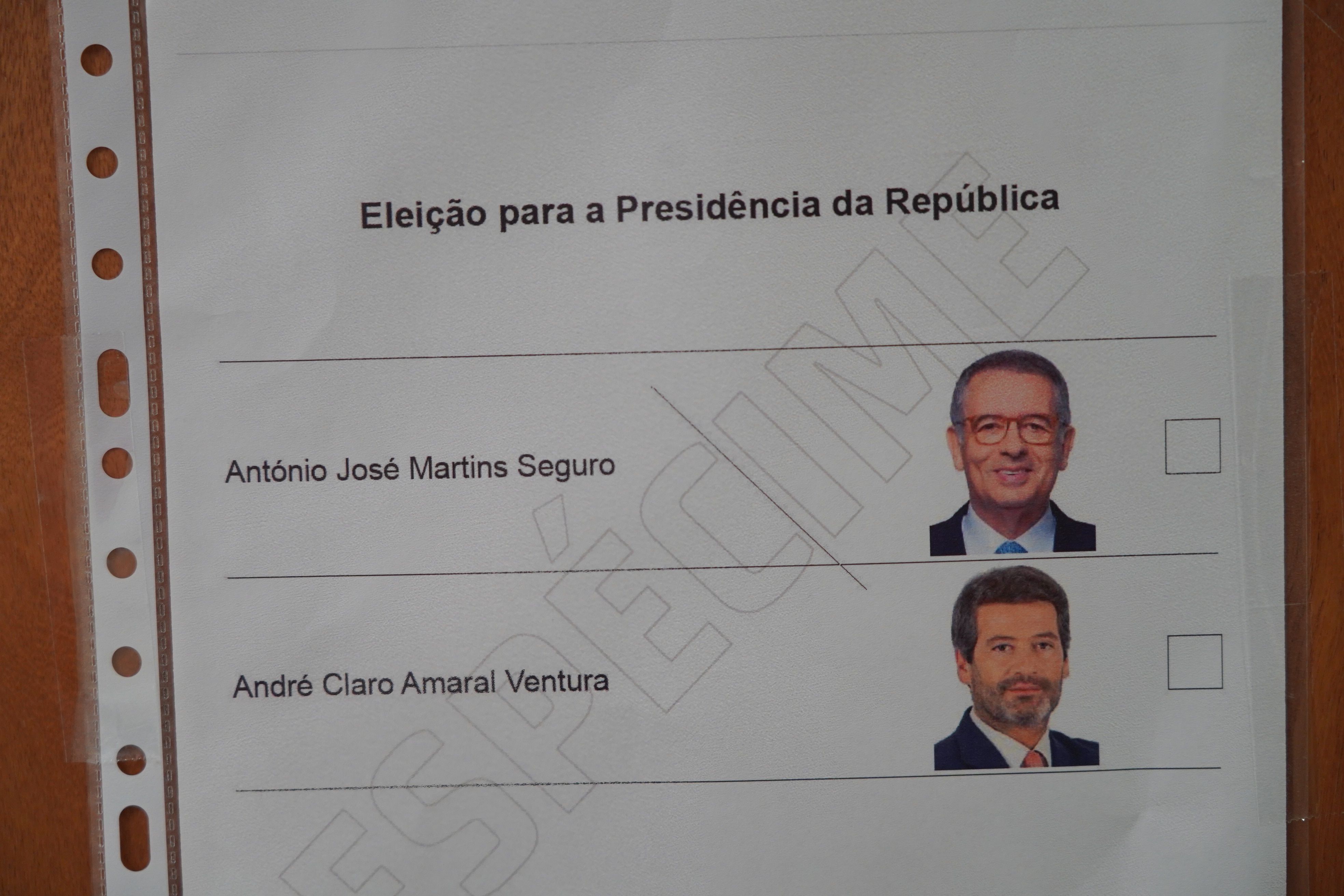 Els dos candidats que es poden votar en aquesta segona volta d'eleccions a Portugal.