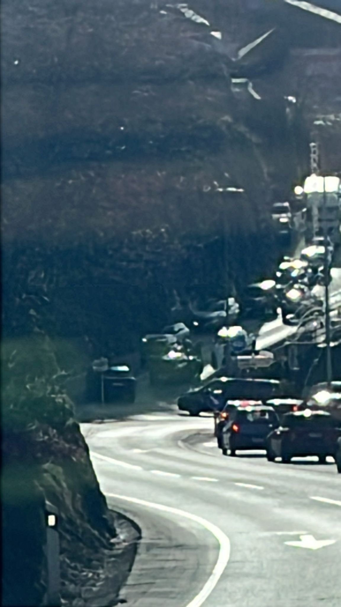 Retencions baixant d'Encamp degut a l'incident.