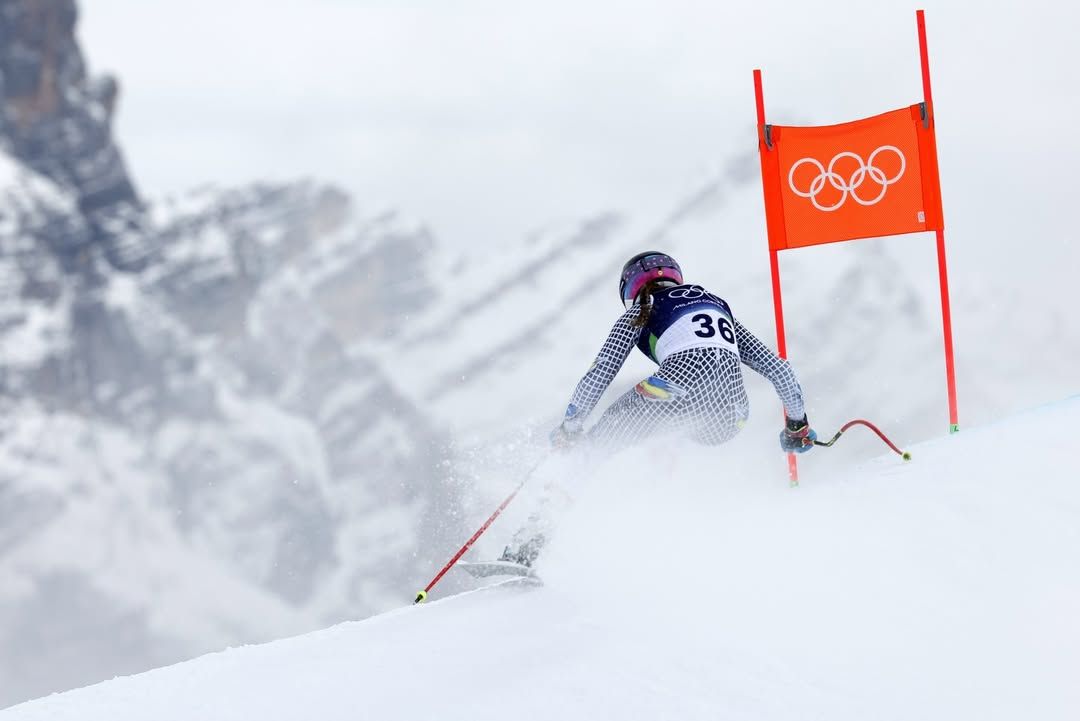 Cande Moreno, durant aquests Jocs Olímpics d'hivern. 