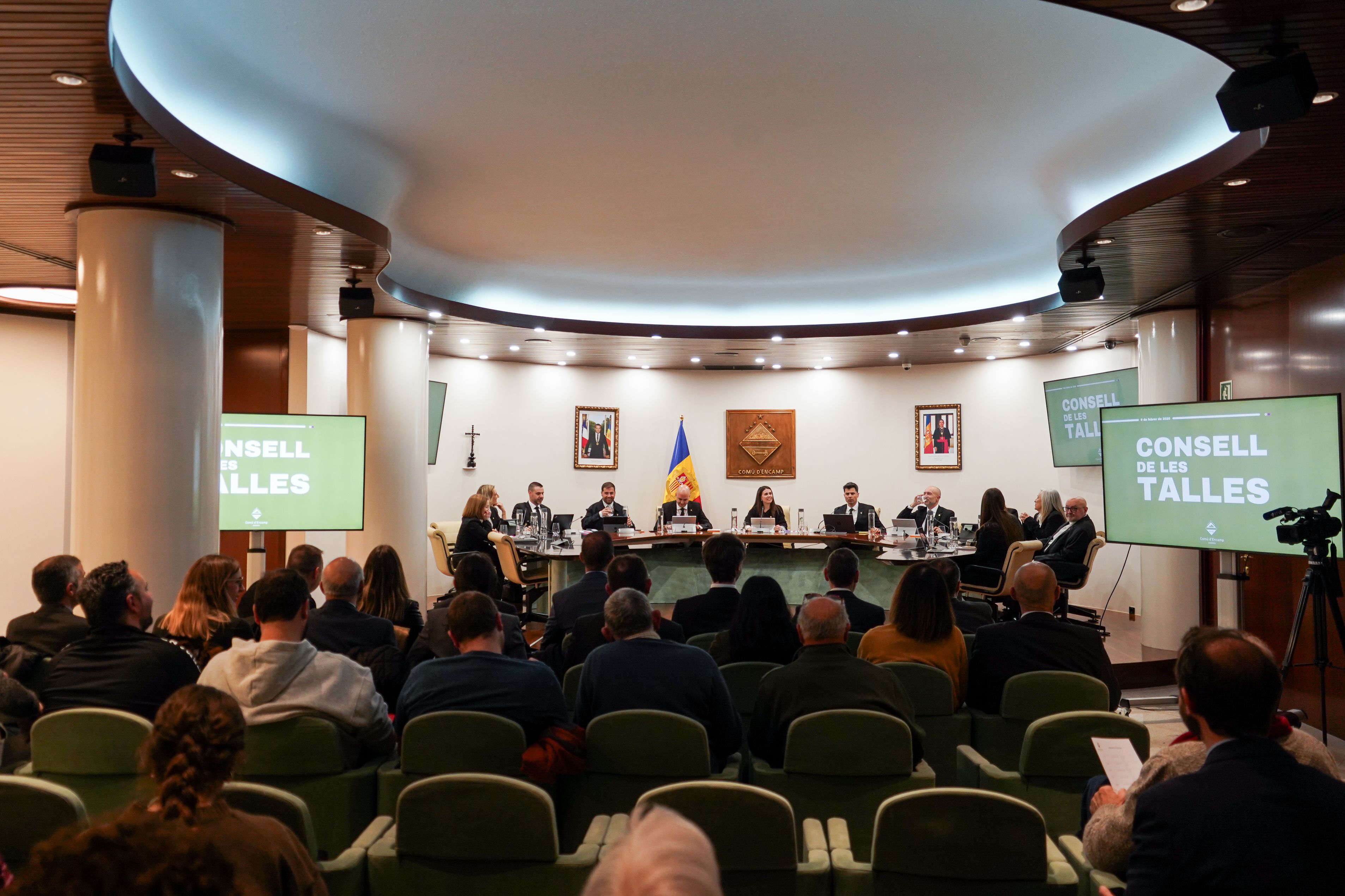 La sessió d'aquest dilluns s’ha tancat amb el tradicional Consell de les Talles.