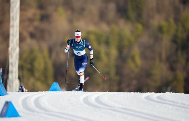 Gina del Rio, a l'sprint en clàssic dels Jocs FOTO Nordic Focus (2)