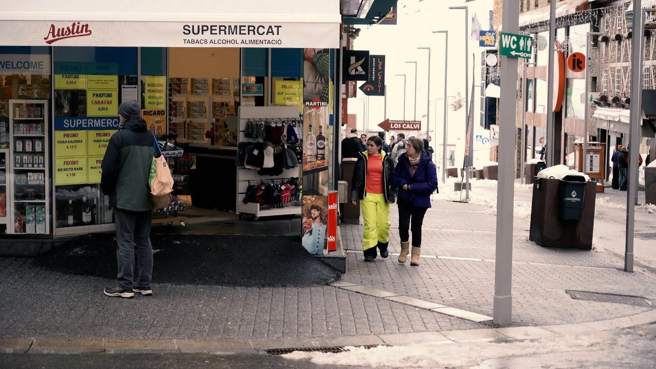 Els carrers del Pas de la Casa aquest dimarts.