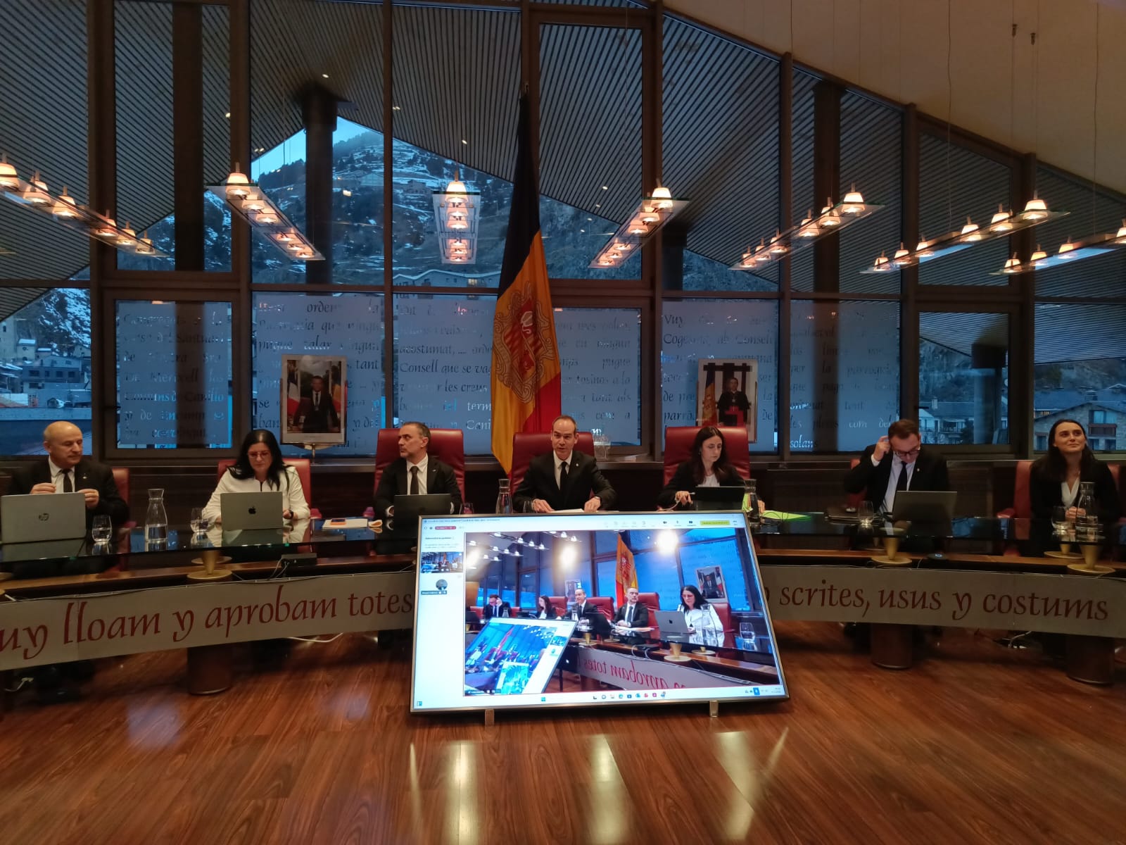 Un moment de la sessió plenària d'aquesta tarda.