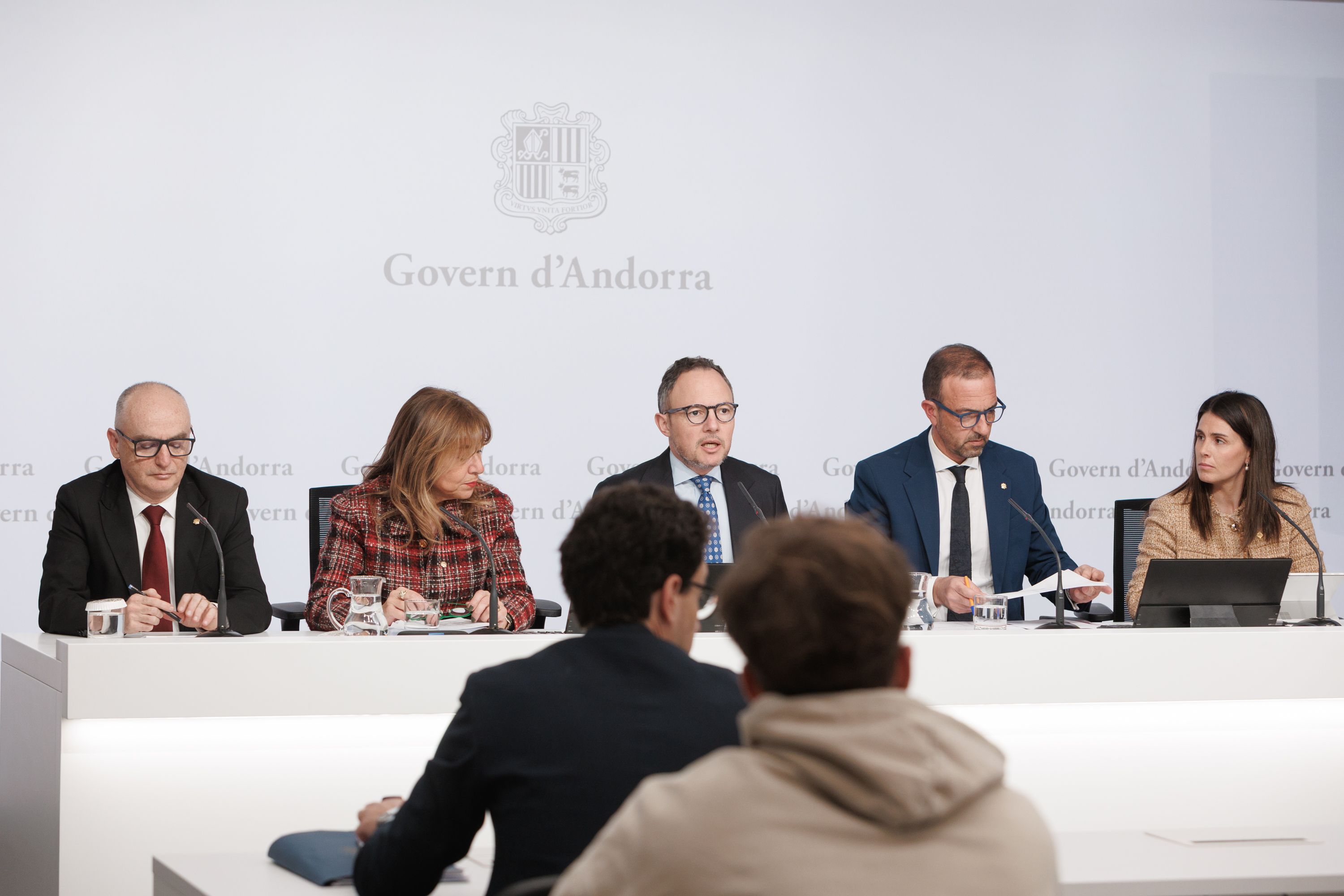 Les mesures s'han presentat en una roda de premsa conjunta del cap de Govern, tres ministres i la cònsol major d'Encamp.