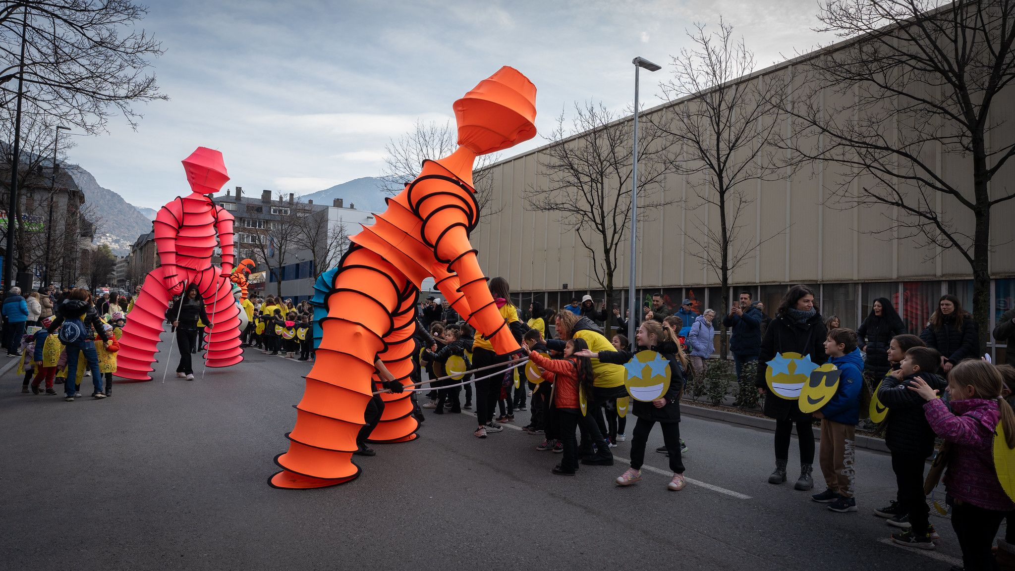 Rua intererscolar de Carnaval 2025 a Andorra la Vella.