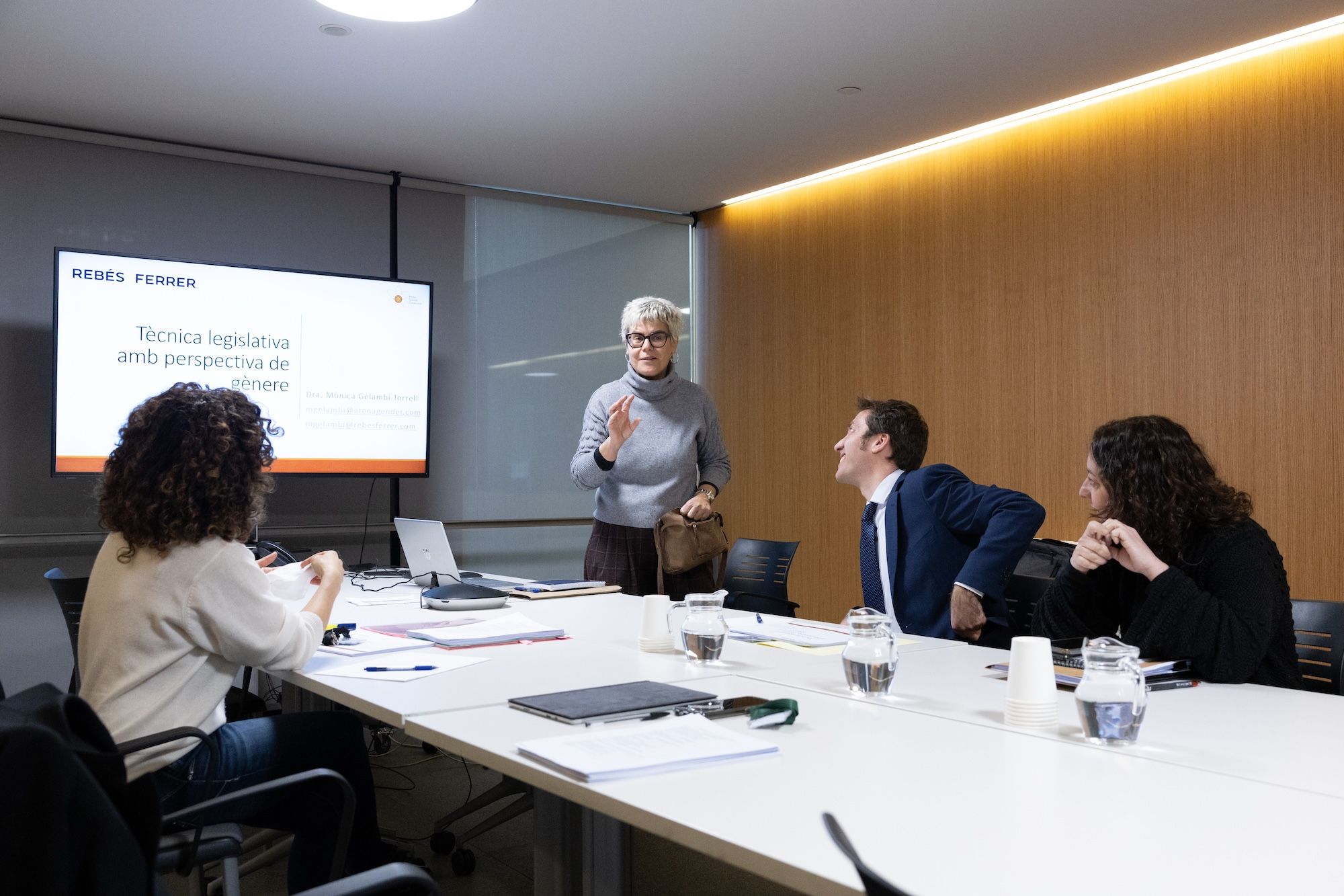 Els juristes del Consell General assisteixen a una formació sobre tècnica legislativa en perspectiva de gènere.