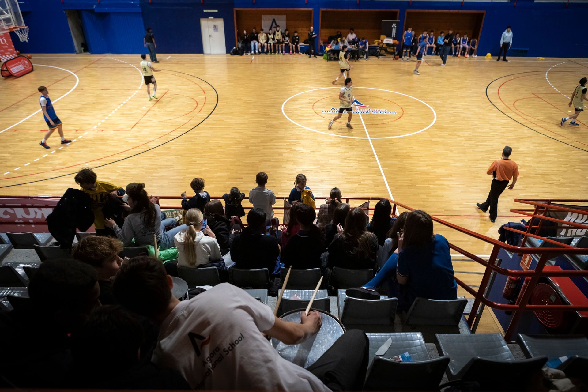 Una imatge del partit que s'acabaria suspenent. Una imatge del partit que s'acabaria suspenent.