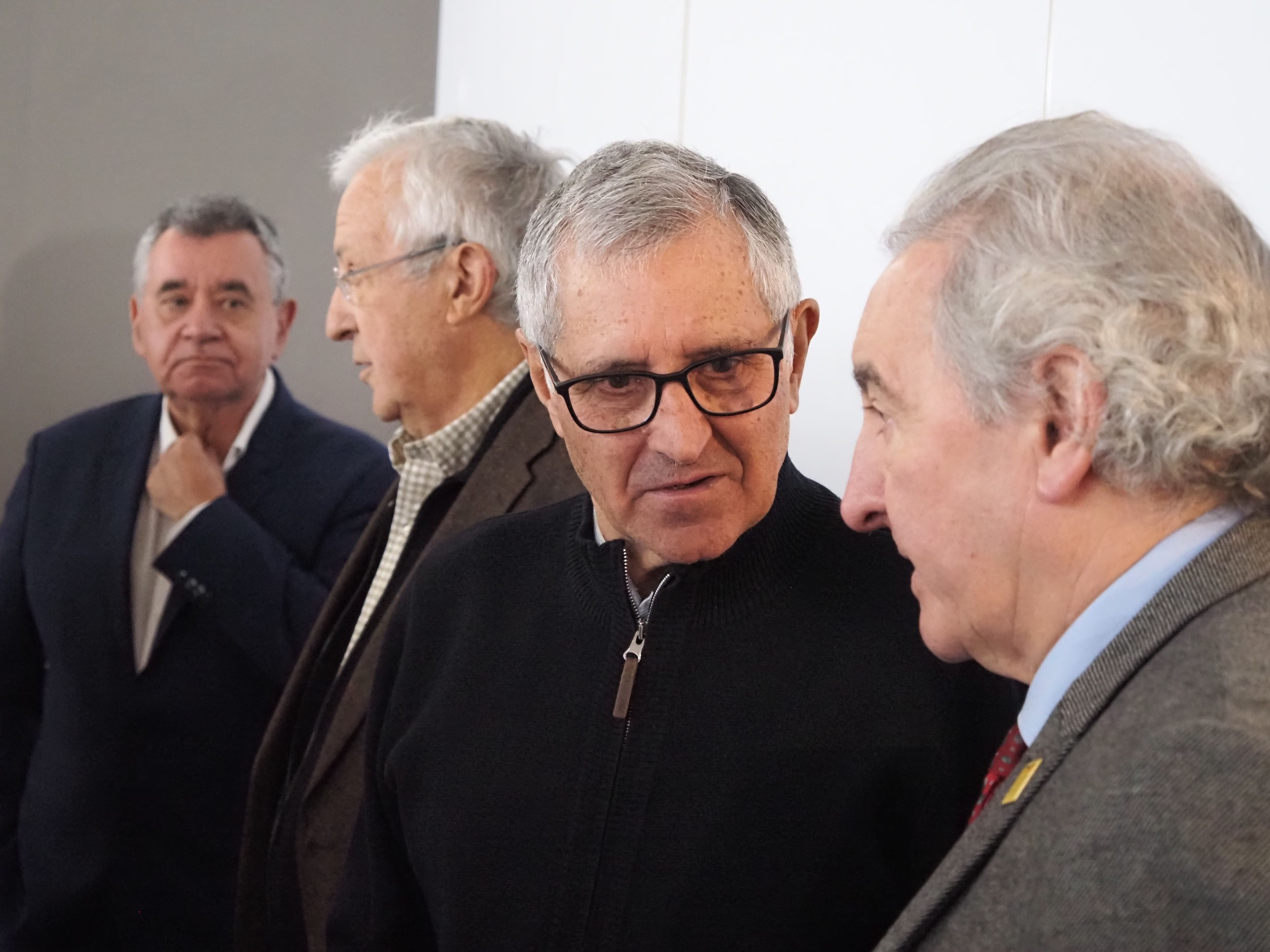 Josep Garrallà amb Jaume Bartumeu. Josep Garrallà amb Jaume Bartumeu.