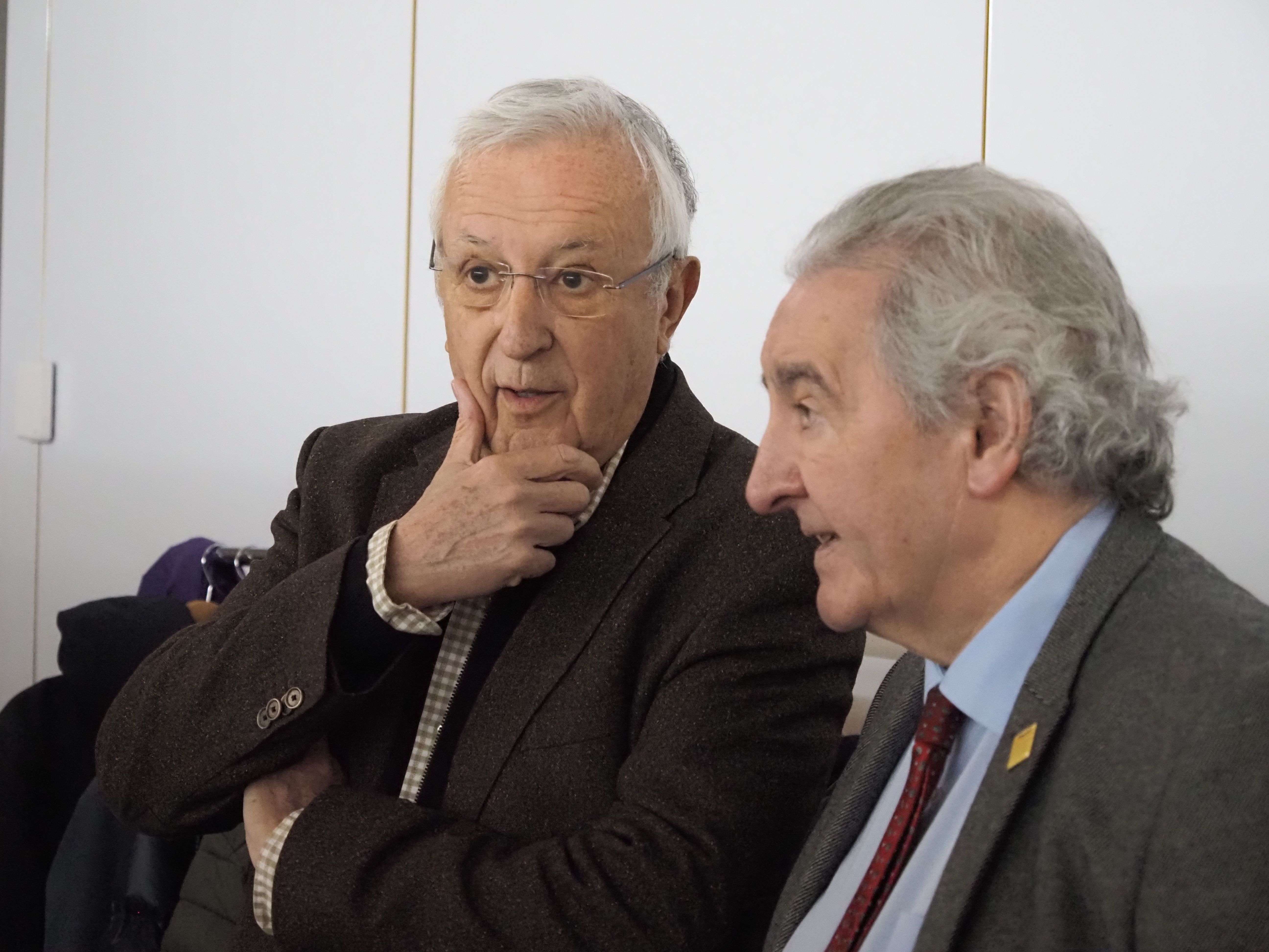 Miquel Armengol amb Jaume Bartumeu. Miquel Armengol amb Jaume Bartumeu.