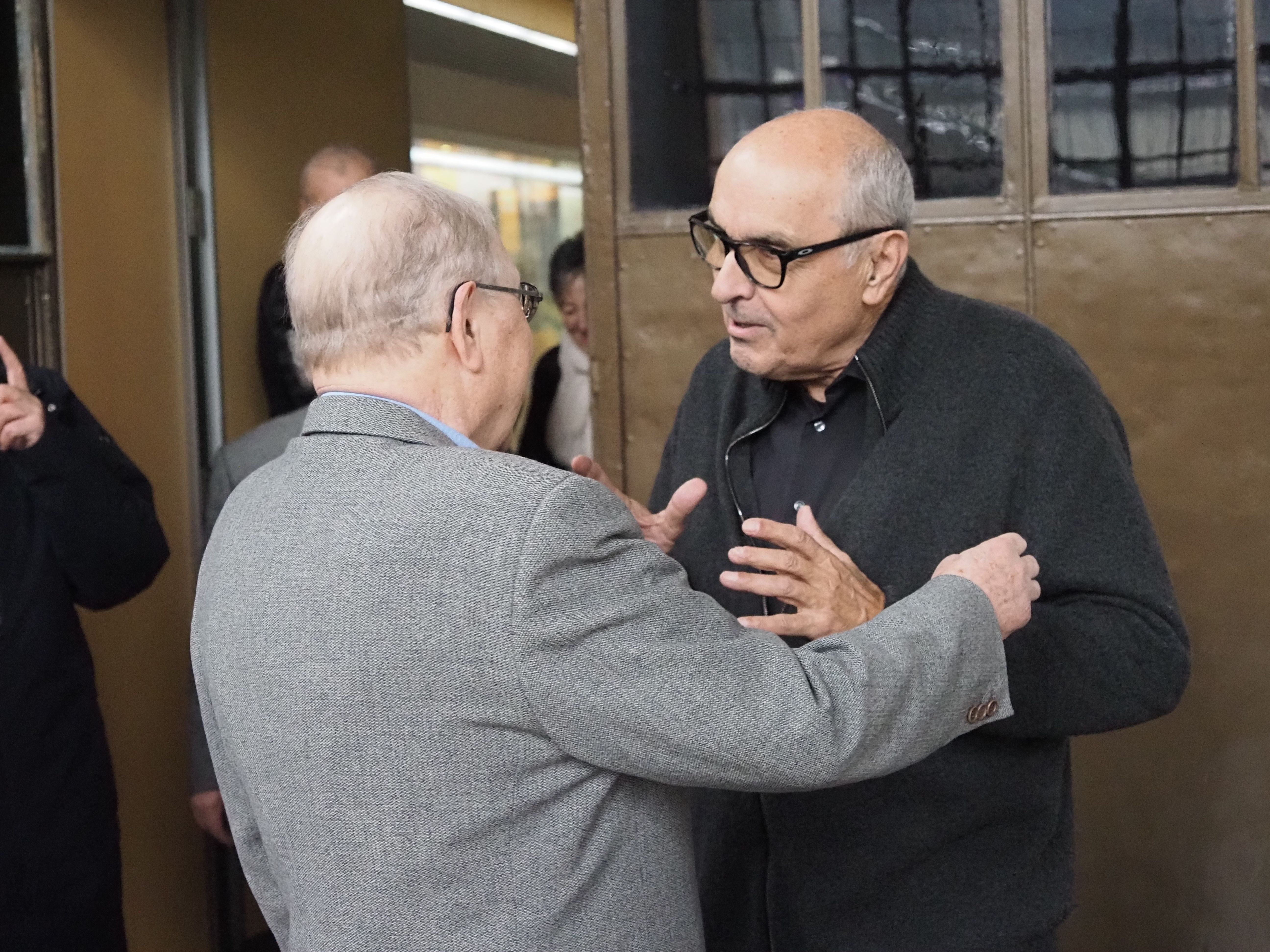 Jordi Farràs amb Joan Santamaria. Jordi Farràs amb Joan Santamaria.