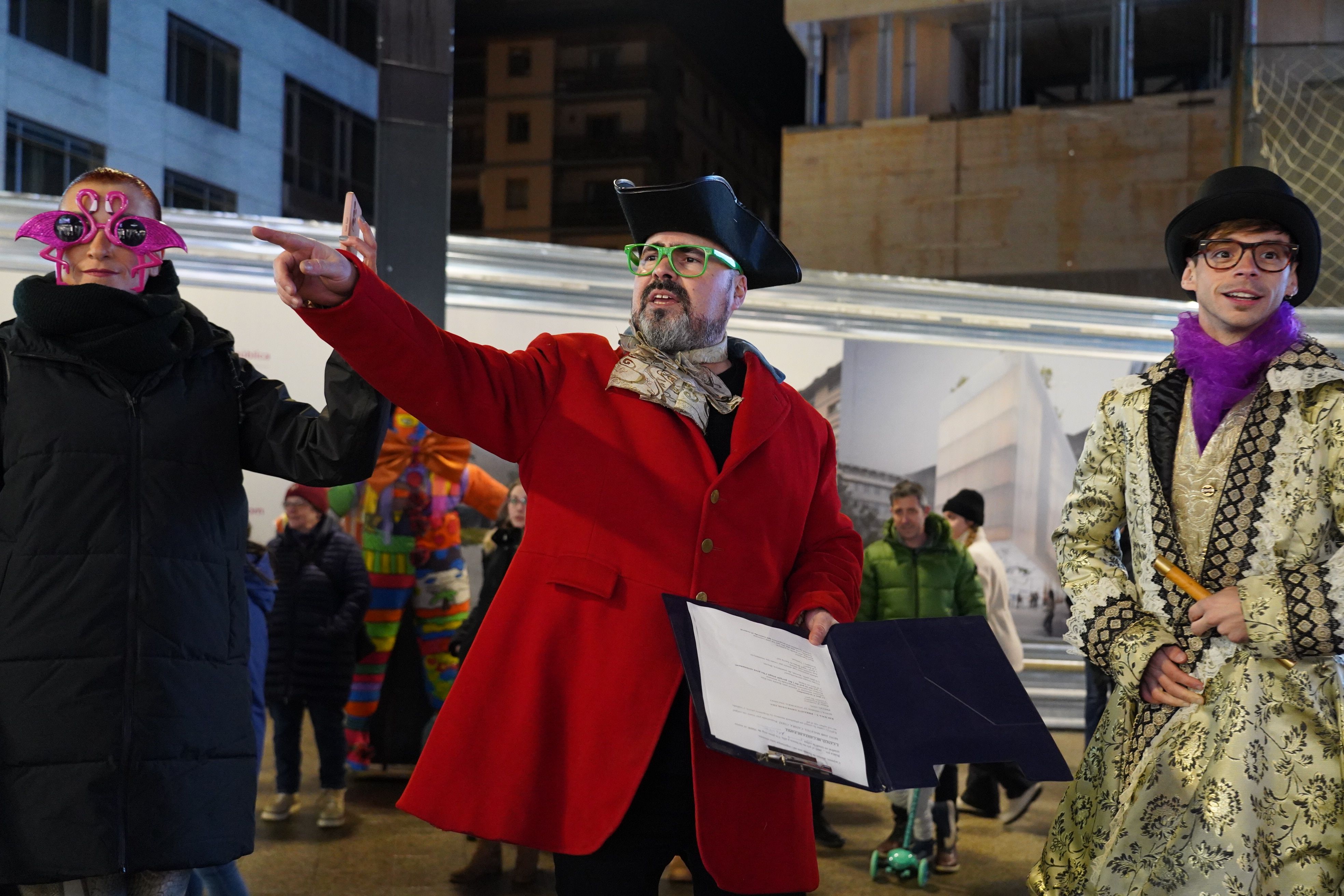 Un moment del discurs.