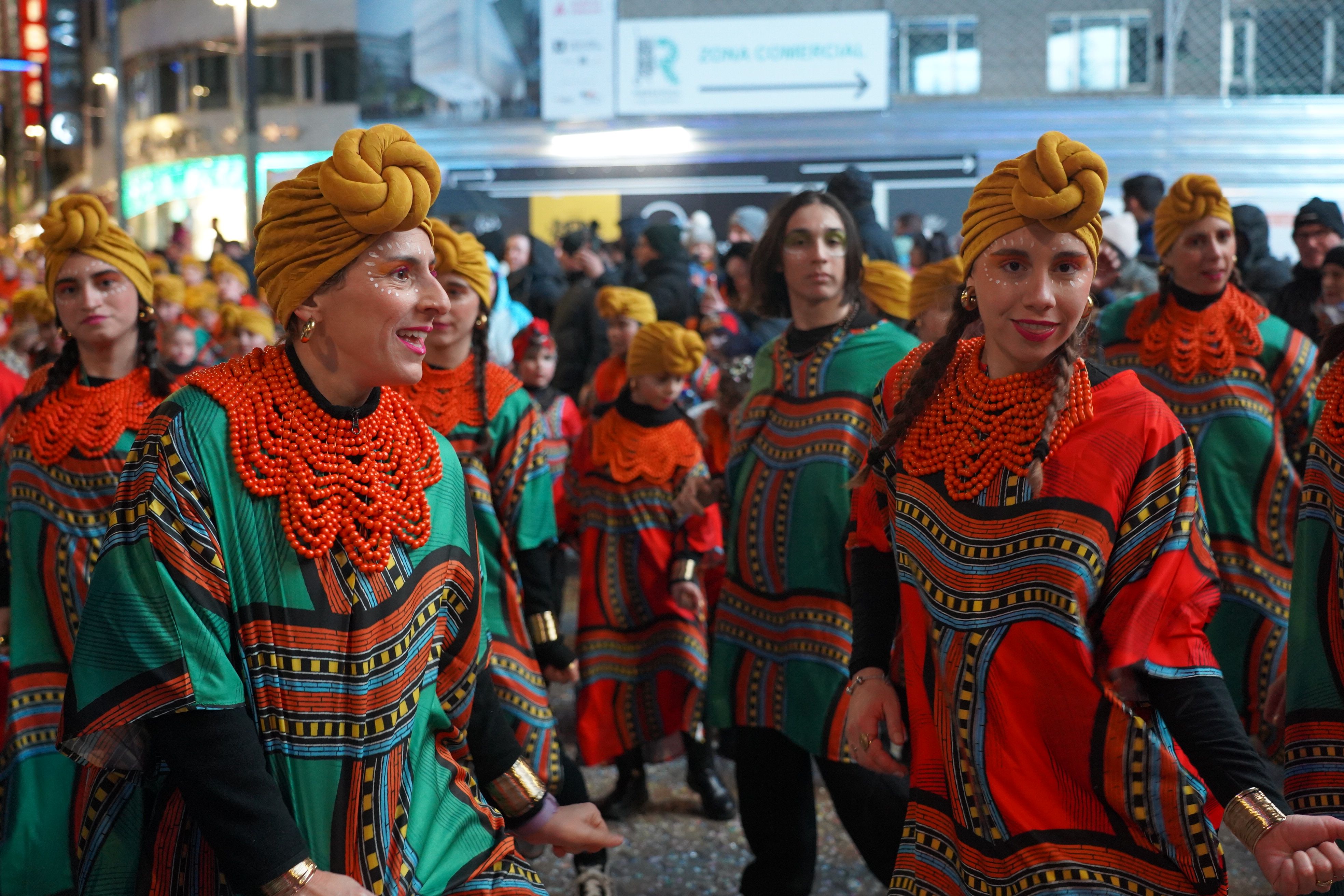 African Vibes, una altra de les comparses més nombroses. African Vibes, una altra de les comparses més nombroses.