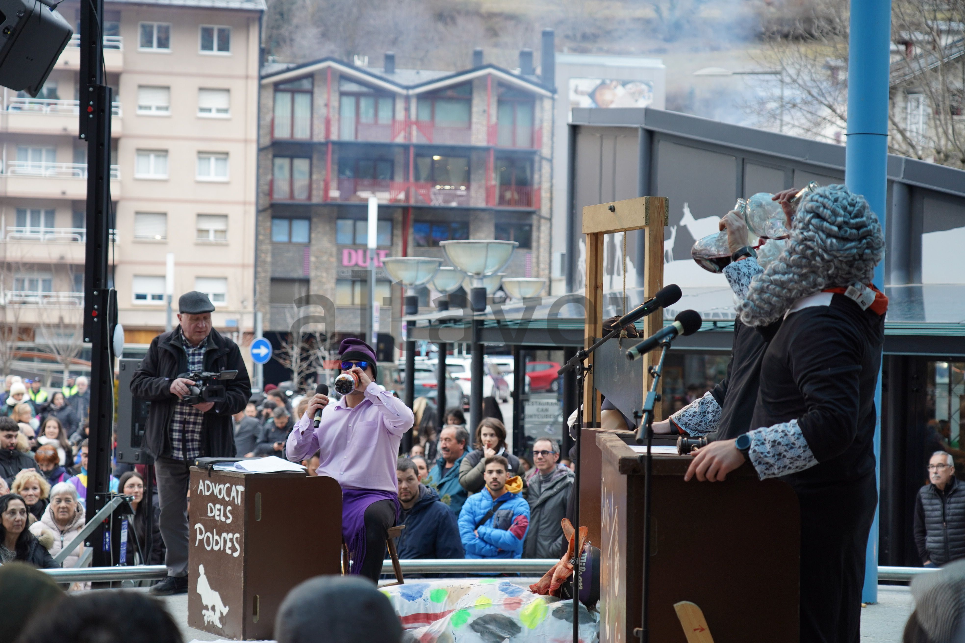 Un instant del Judici dels Contrabandistes. Un instant del Judici dels Contrabandistes.
