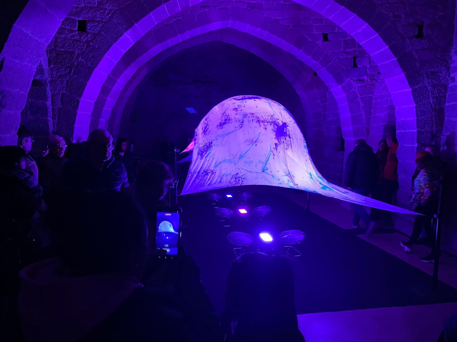 'Cabdal', d'Anna Mangot, es va poder veure a la sala gòtica de la Seu de Manresa. 'Cabdal', d'Anna Mangot, es va poder veure a la sala gòtica de la Seu de Manresa.