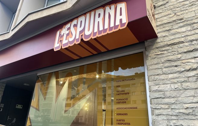 Rètol de l'Espurna.