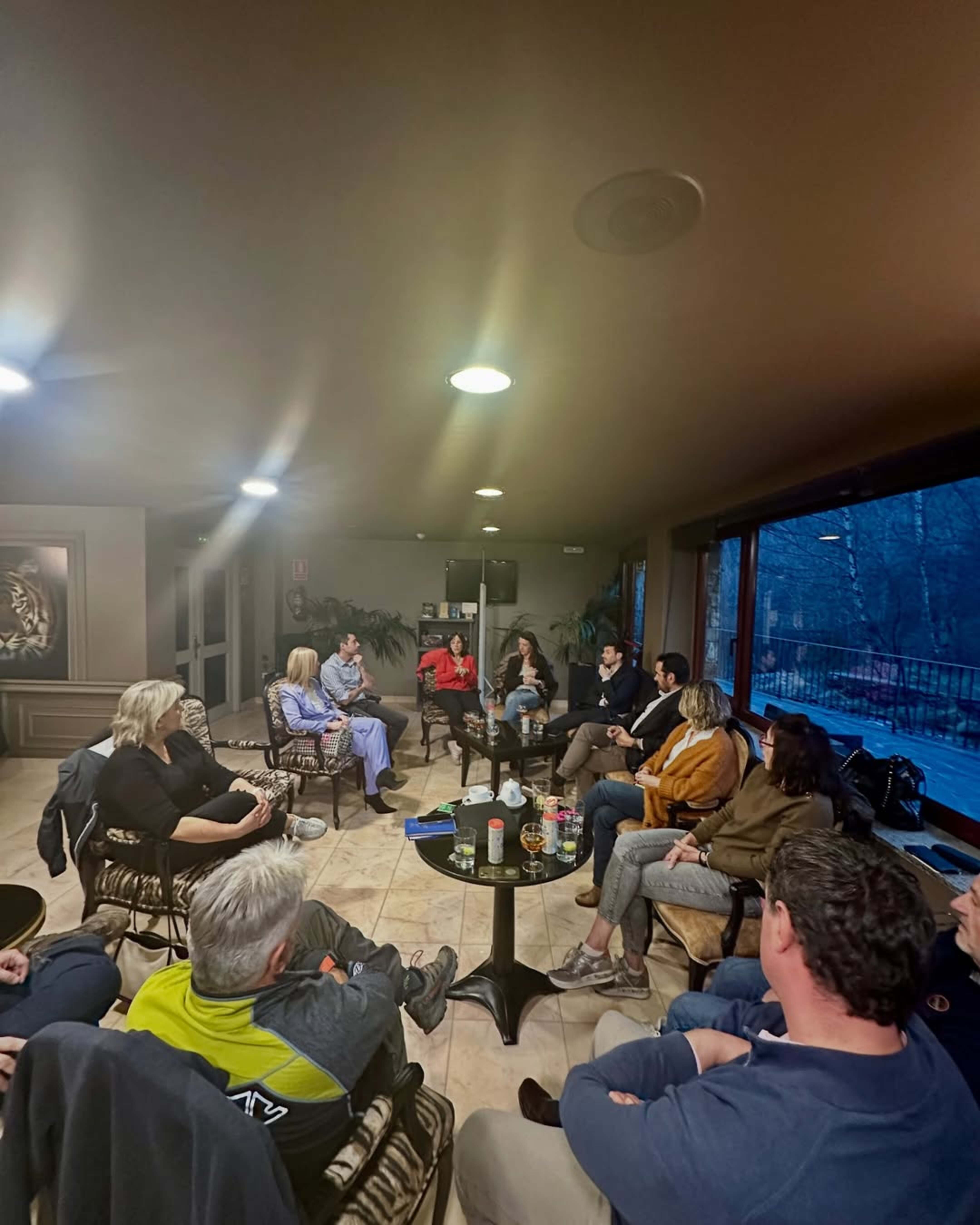 Una reunió del comitè parroquial d'ACO-Demòcrates.