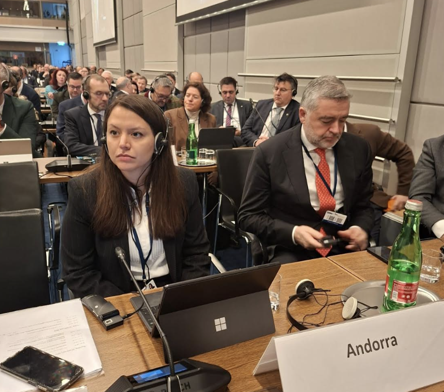 Andorra participa en la 25a sessió d’hivern de l’Assemblea Parlamentària de l’OSCE a Viena.