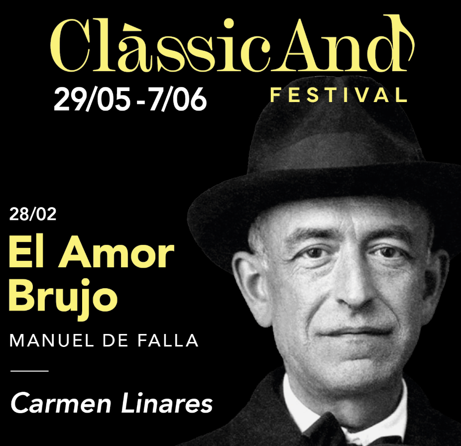 El cartell de l'actuació d'inauguració.