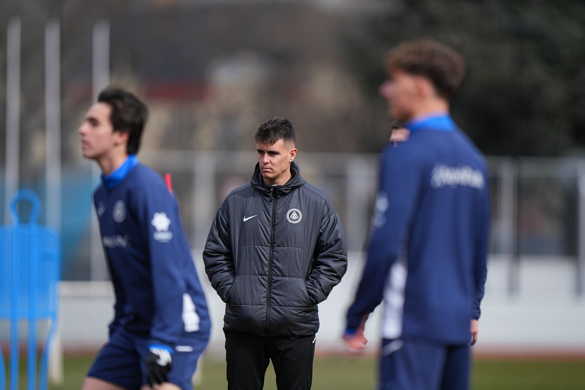 El tècnic de l'FC Andorra, Carles Manso, en un dels entrenaments d'aquesta setmana. El tècnic de l'FC Andorra, Carles Manso, en un dels entrenaments d'aquesta setmana.