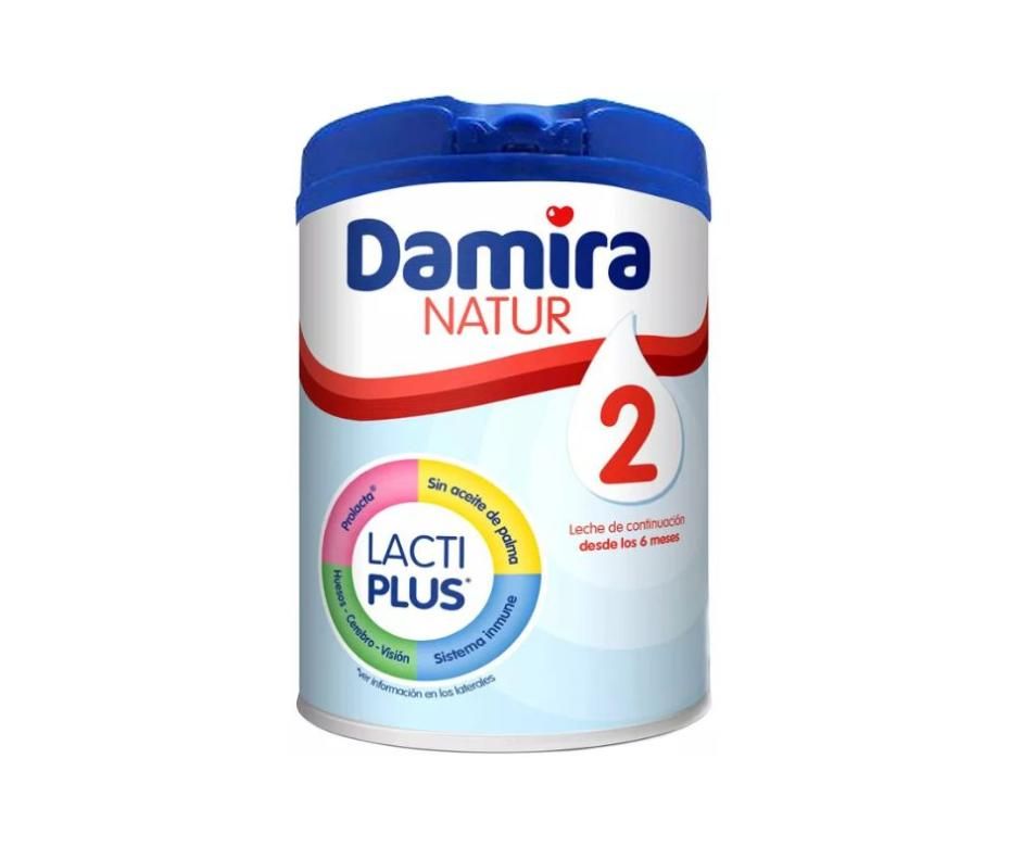 retirada de llet en pols per a lactants de la marca Damira Natur.