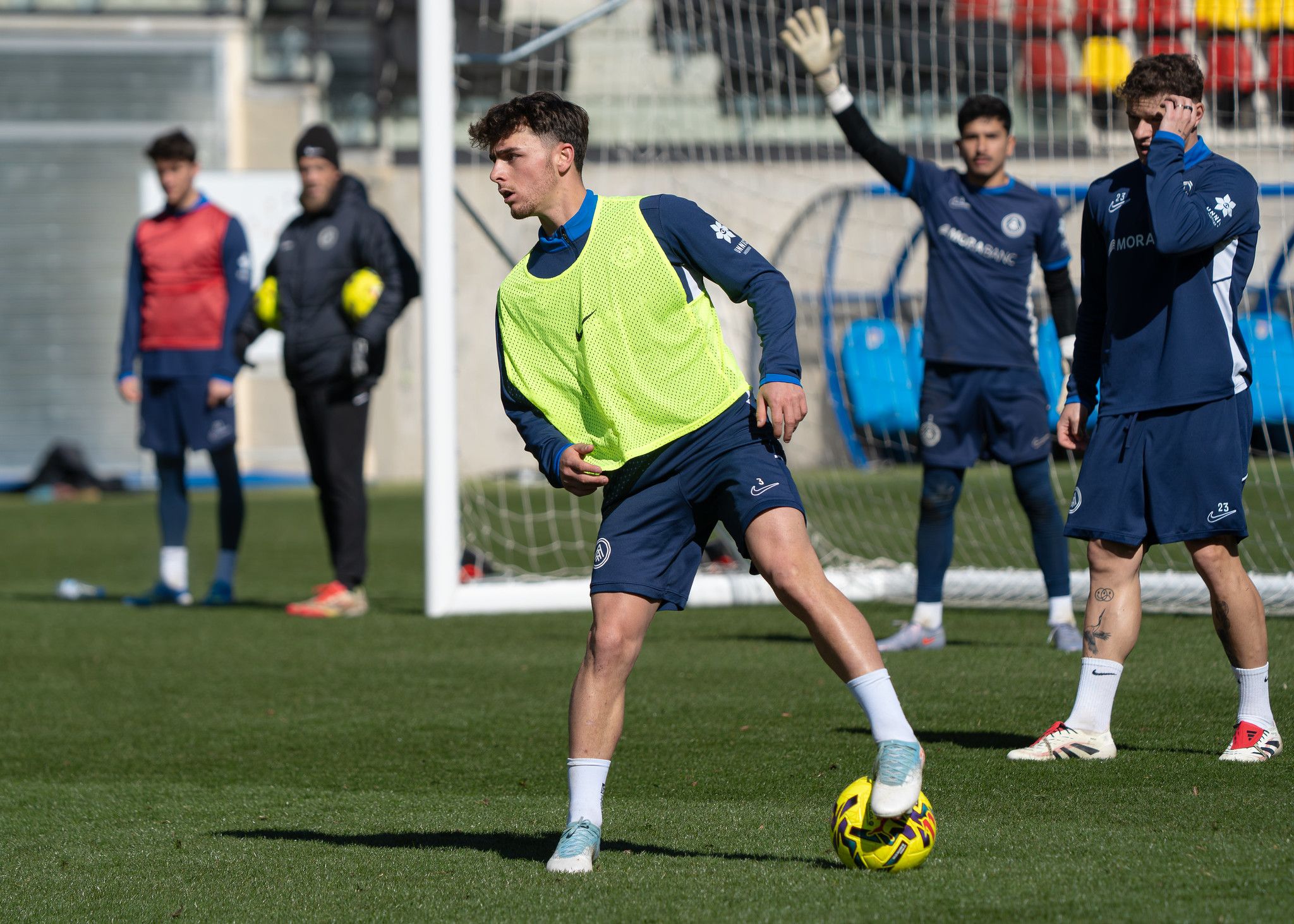 Yeray Cabanzón, un fixe a l'onze titular des de la seva arribada al Principat.