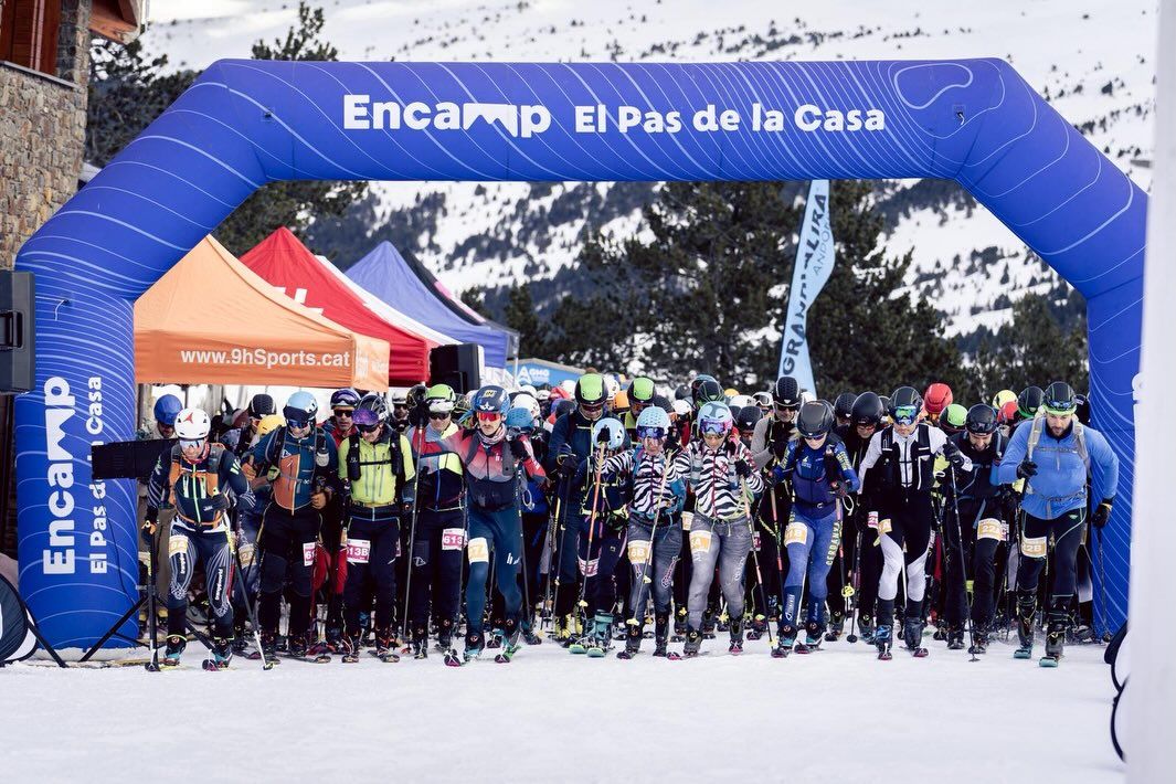 Tots preparats per a la sortida de la Dynafit Andorra Skimo.