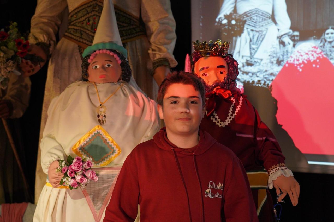 L'Adrià Sánchez ha estat l'artífex de la creació dels dos nous 'gegantons'.