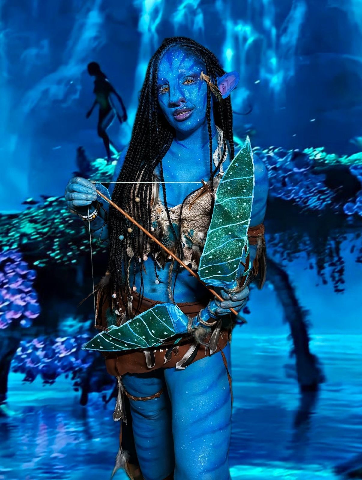 La maquilladora de bodypainting Andrea Ruiz i el seu disseny guanyen el concurs de disfresses del Pas de la Casa.