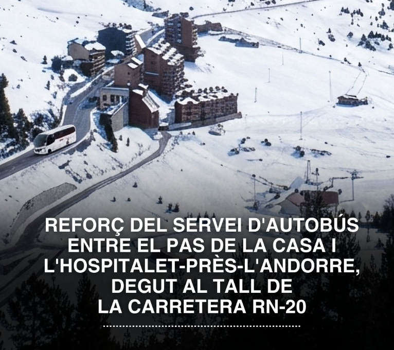 Actualitzats els horaris de la llançadora de reforç entre el Pas i l’Ospitalet. Actualitzats els horaris de la llançadora de reforç entre el Pas i l’Ospitalet.