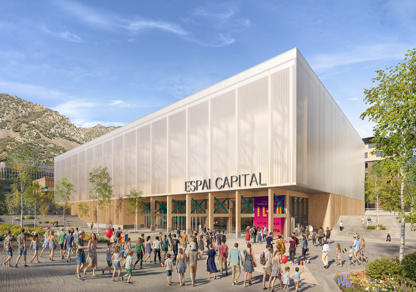 Recreació del projecte del despatx Altura per a l'Espai Capital. Recreació del projecte del despatx Altura per a l'Espai Capital.