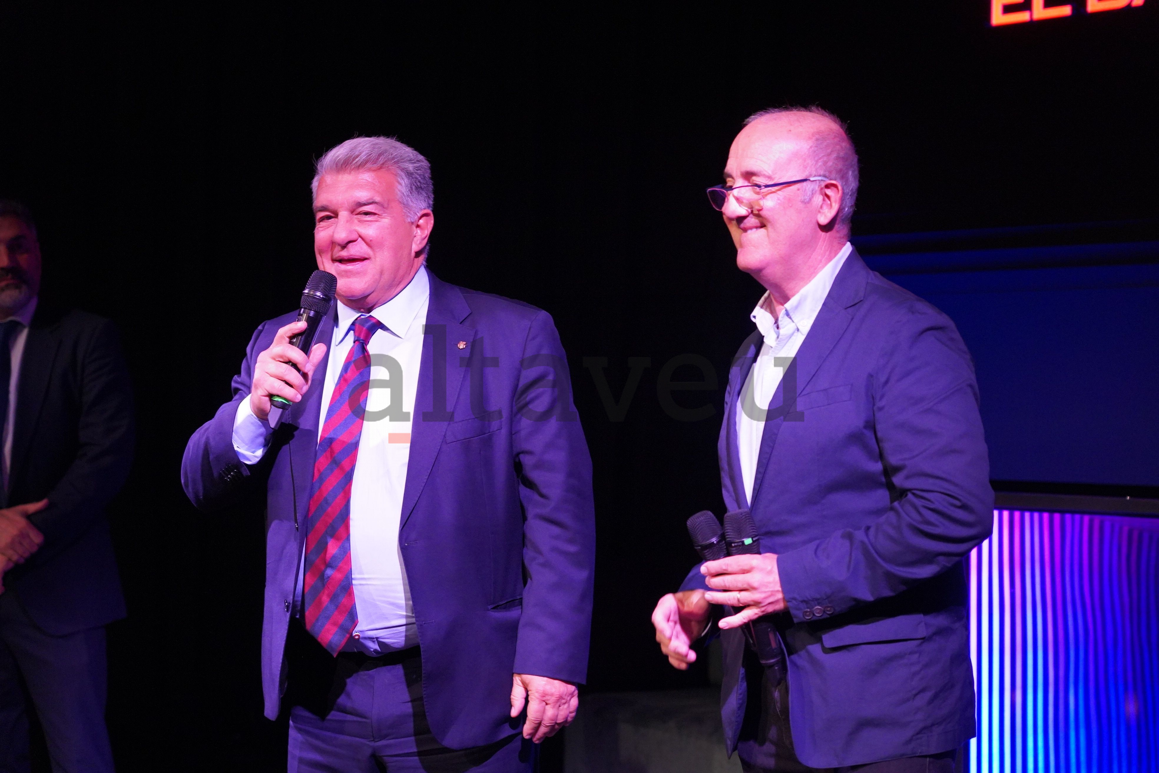 Laporta amb Alfons Godall. Laporta amb Alfons Godall.