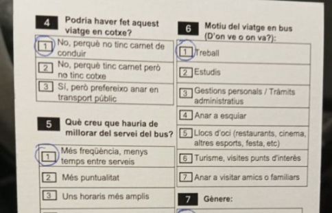 Enquesta per conèixer la valoració del servei. Enquesta per conèixer la valoració del servei.