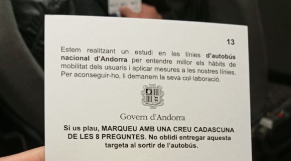 Govern enquesta els usuaris dels busos per conèixer la valoració del servei Govern enquesta els usuaris dels busos per conèixer la valoració del servei