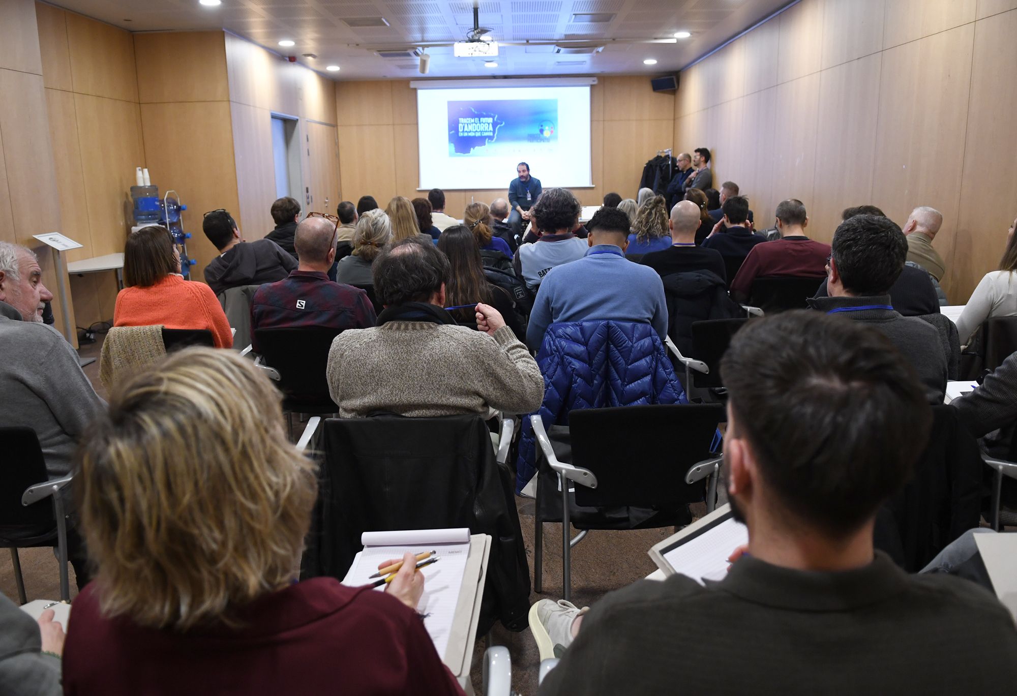 Celebració de l’Assemblea Ciutadana, segona fase del  procés participatiu “Tracem el futur d’Andorra en un món  que canvia”.