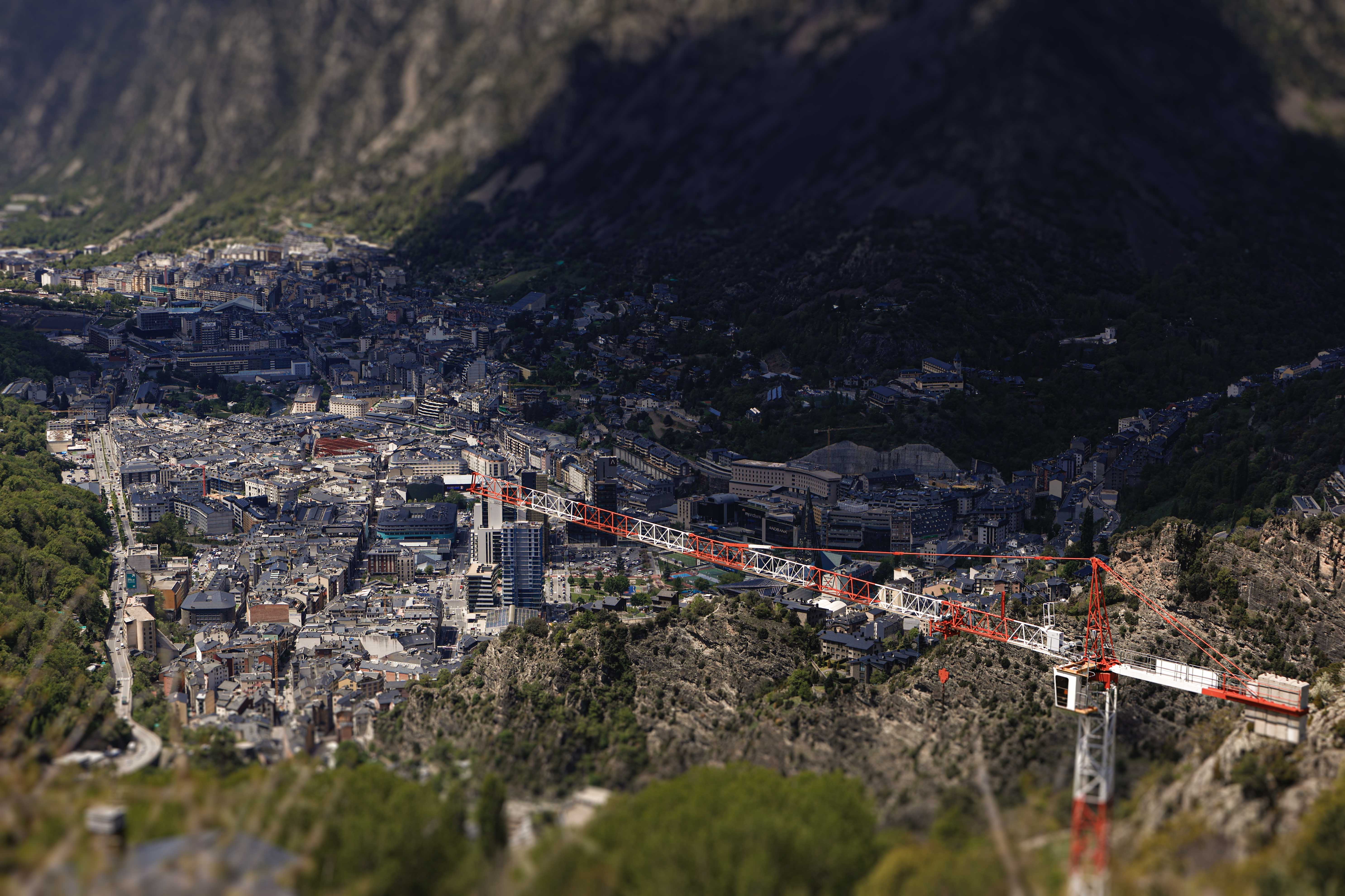 Vista de la vall central.