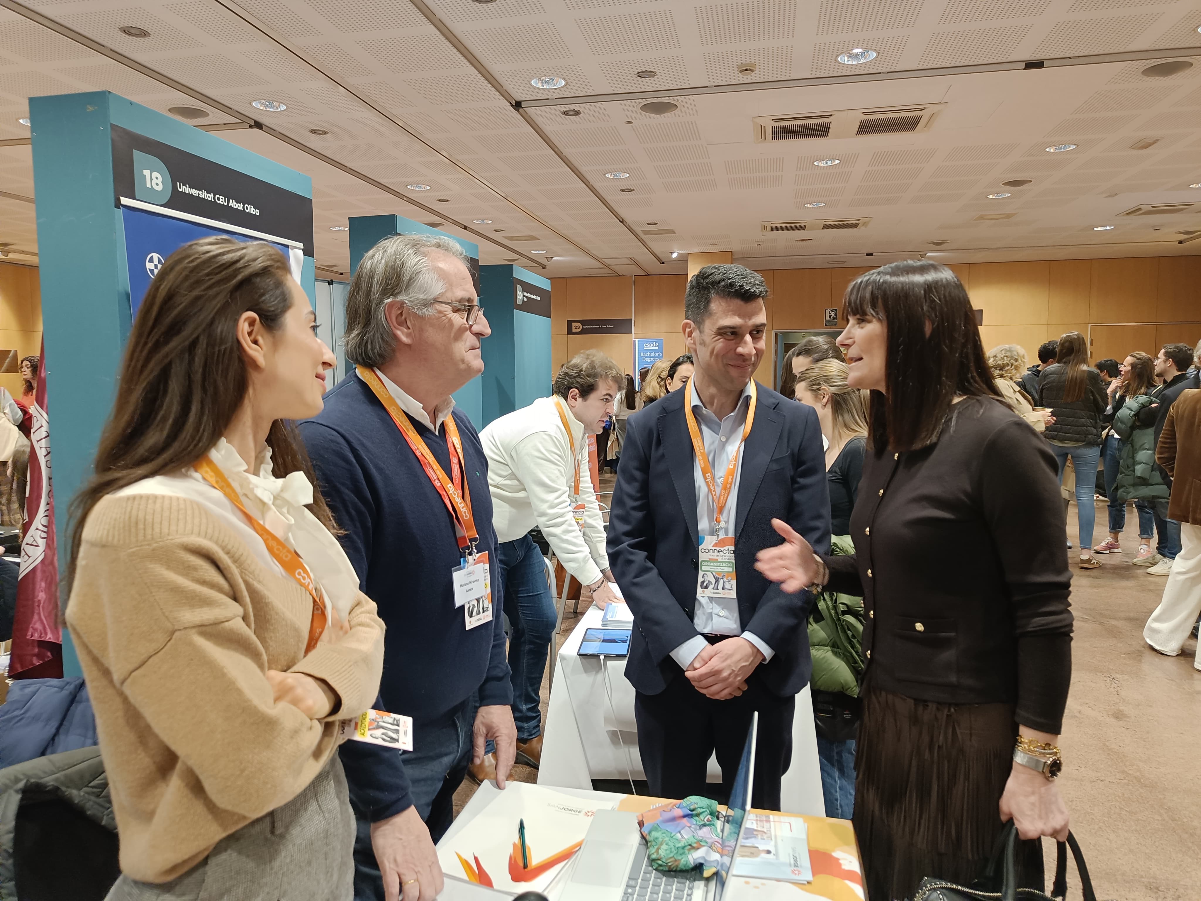 La ministra Mònica Bonell durant l'inauguració de Connecta, el saló de l’orientació d’Andorra.
