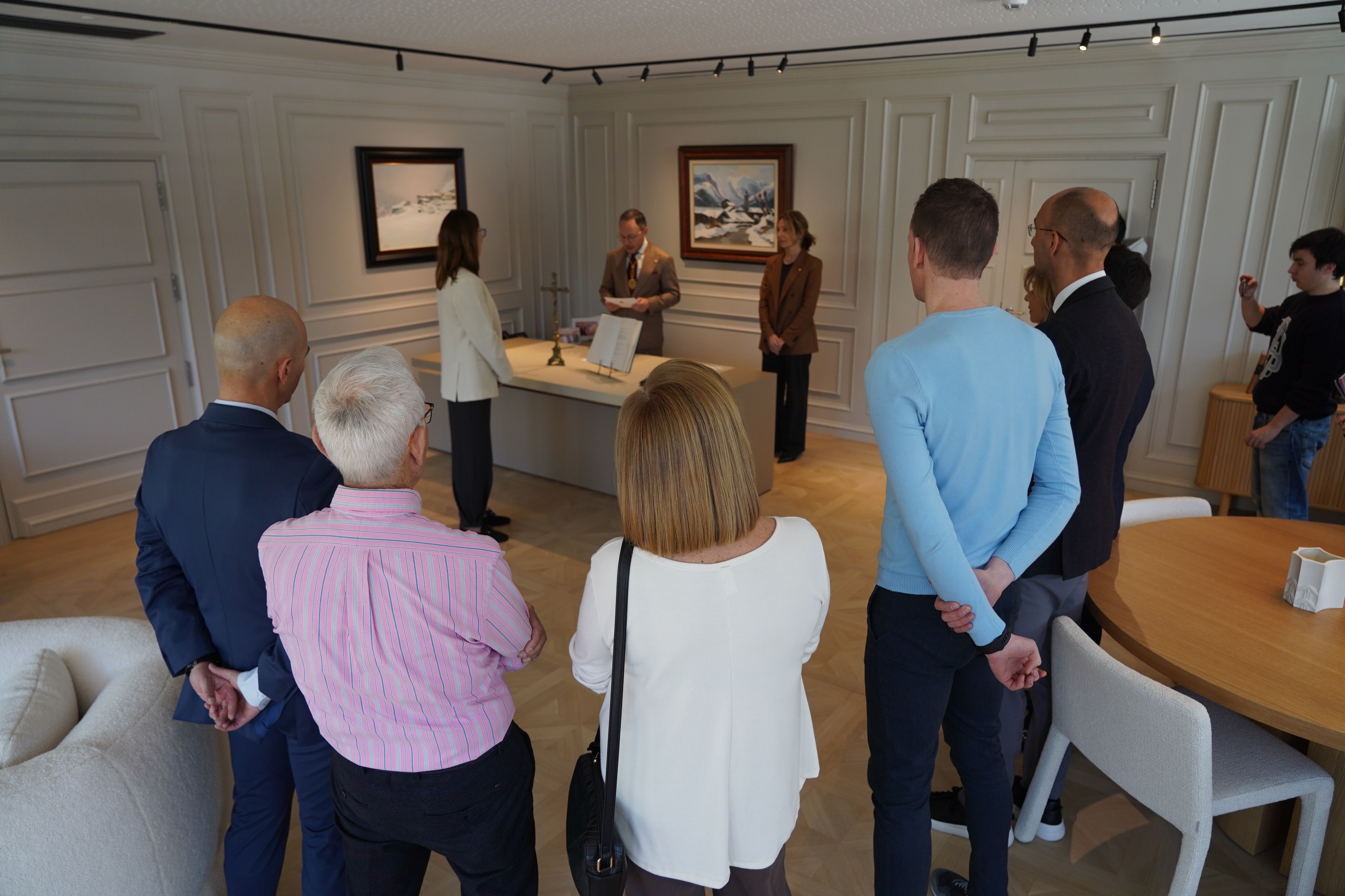 Un moment de l'acte.