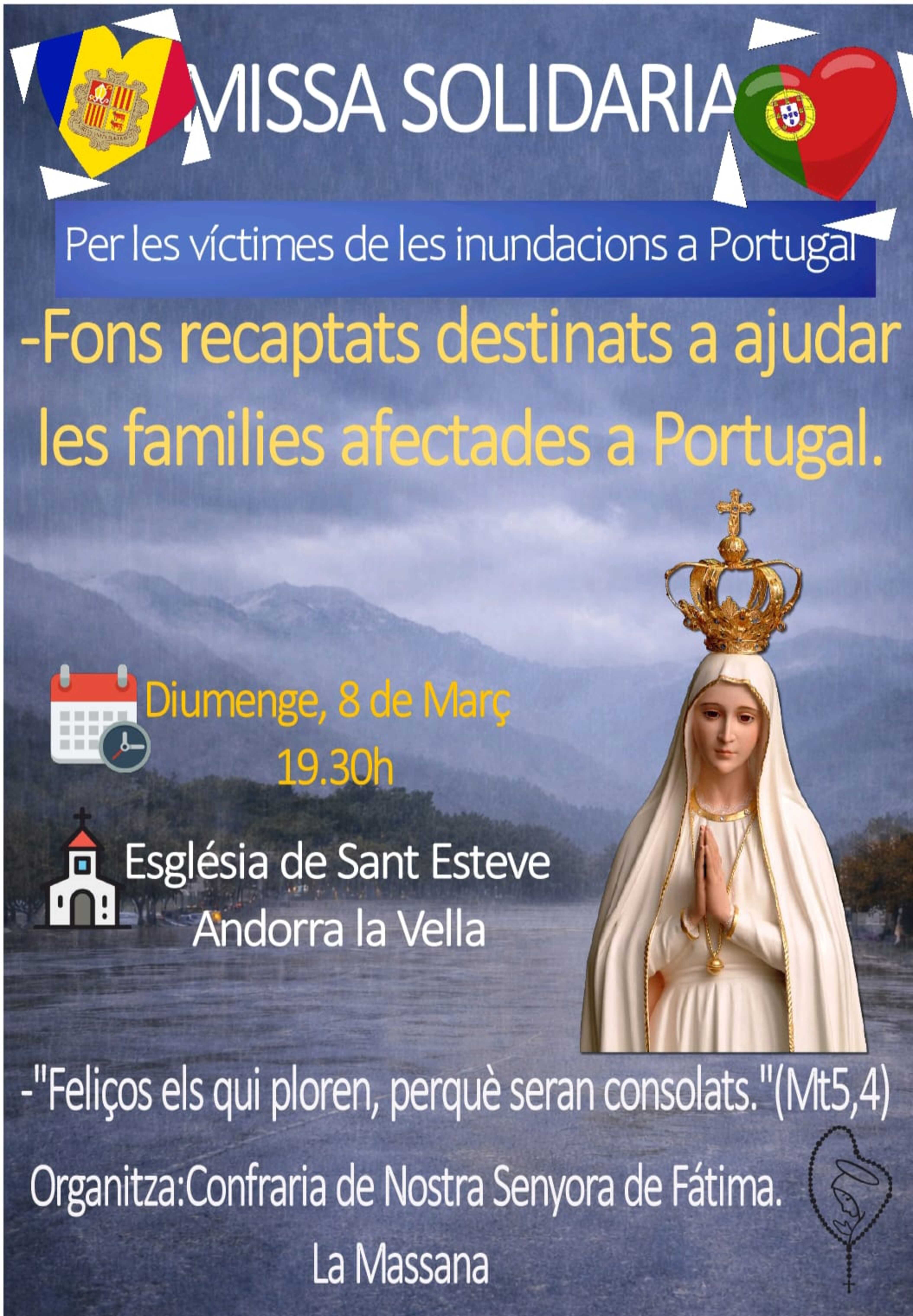El cartell de la missa.