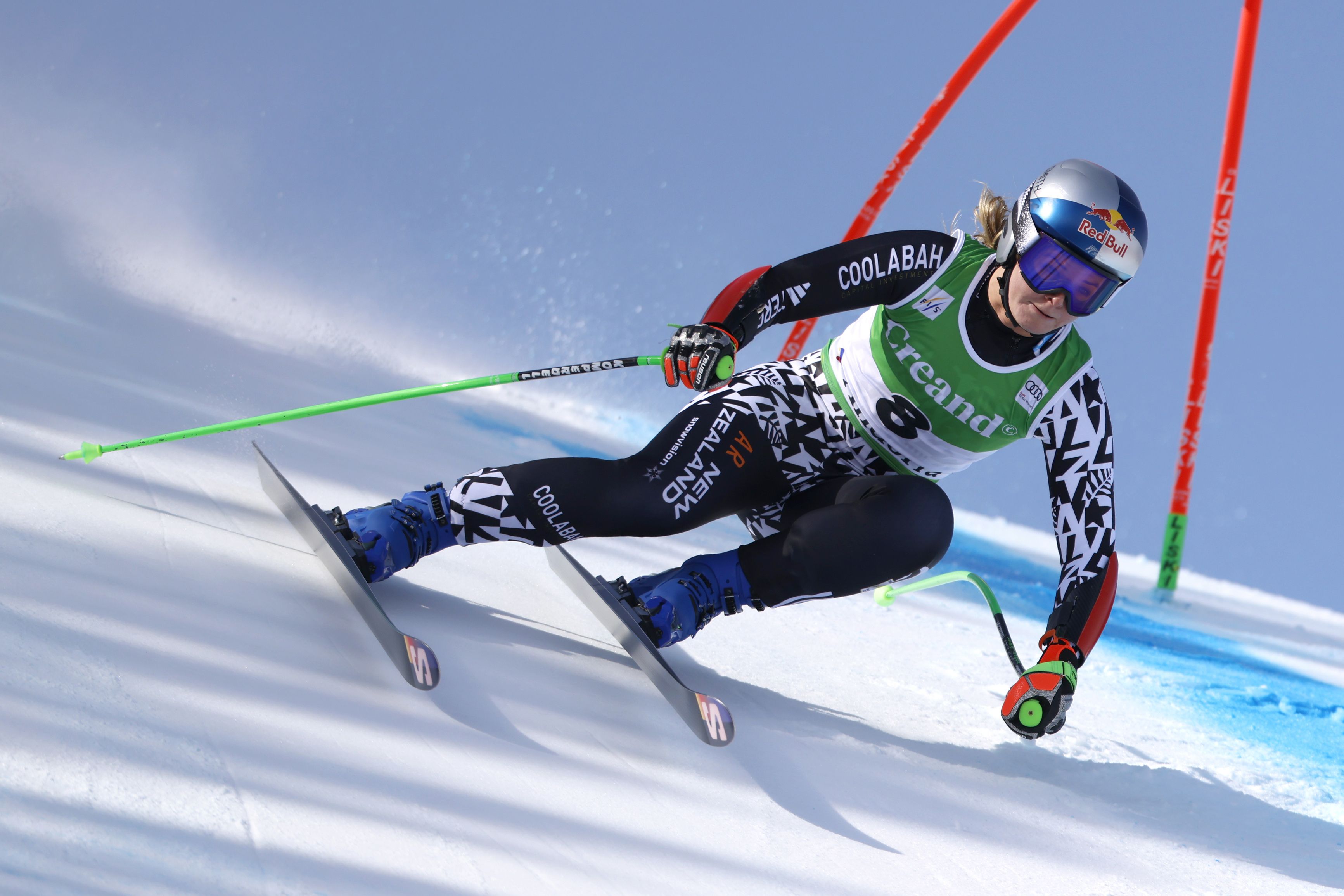 La neozelandesa Alice Robinson, segona classificada. 