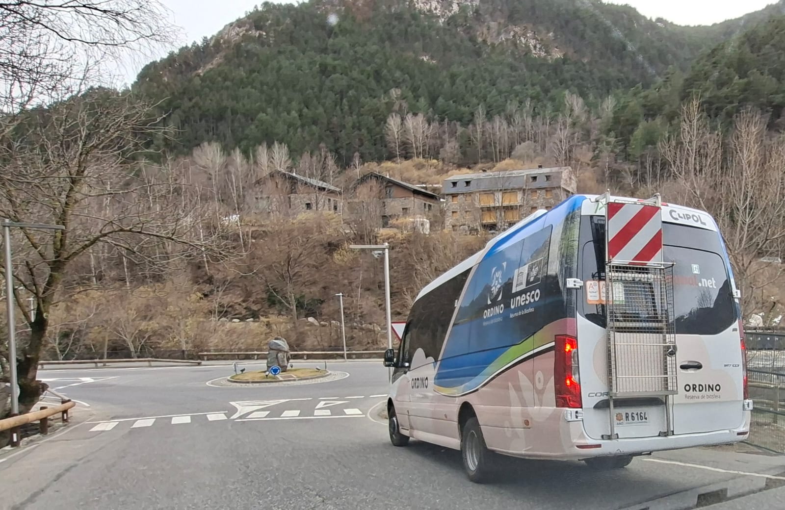 El bus comunal d'Ordino.