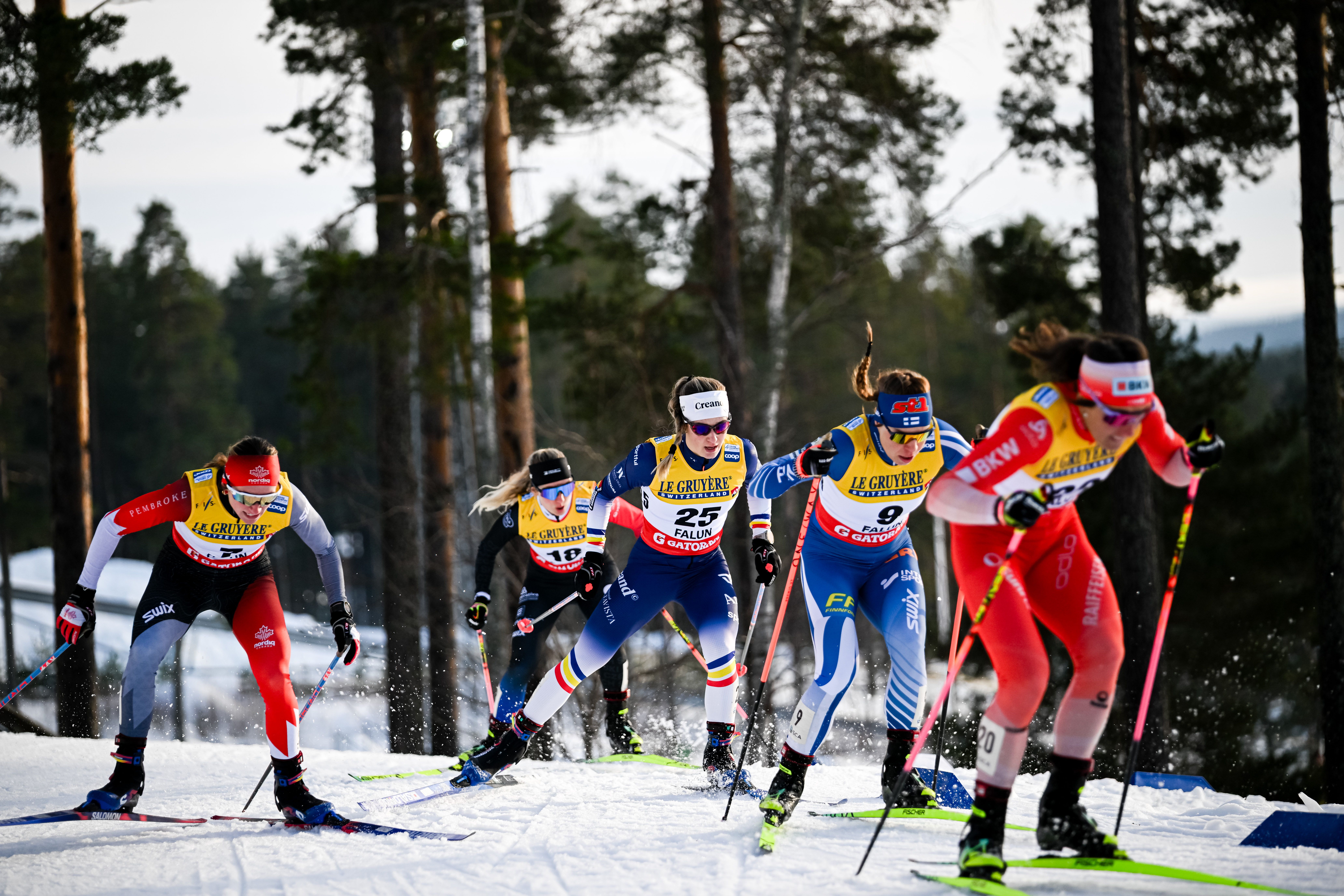 Gina del Rio, durant les finals de l'sprint a Falun FOTO Nordic Focus Gina del Rio, durant les finals de l'sprint a Falun FOTO Nordic Focus